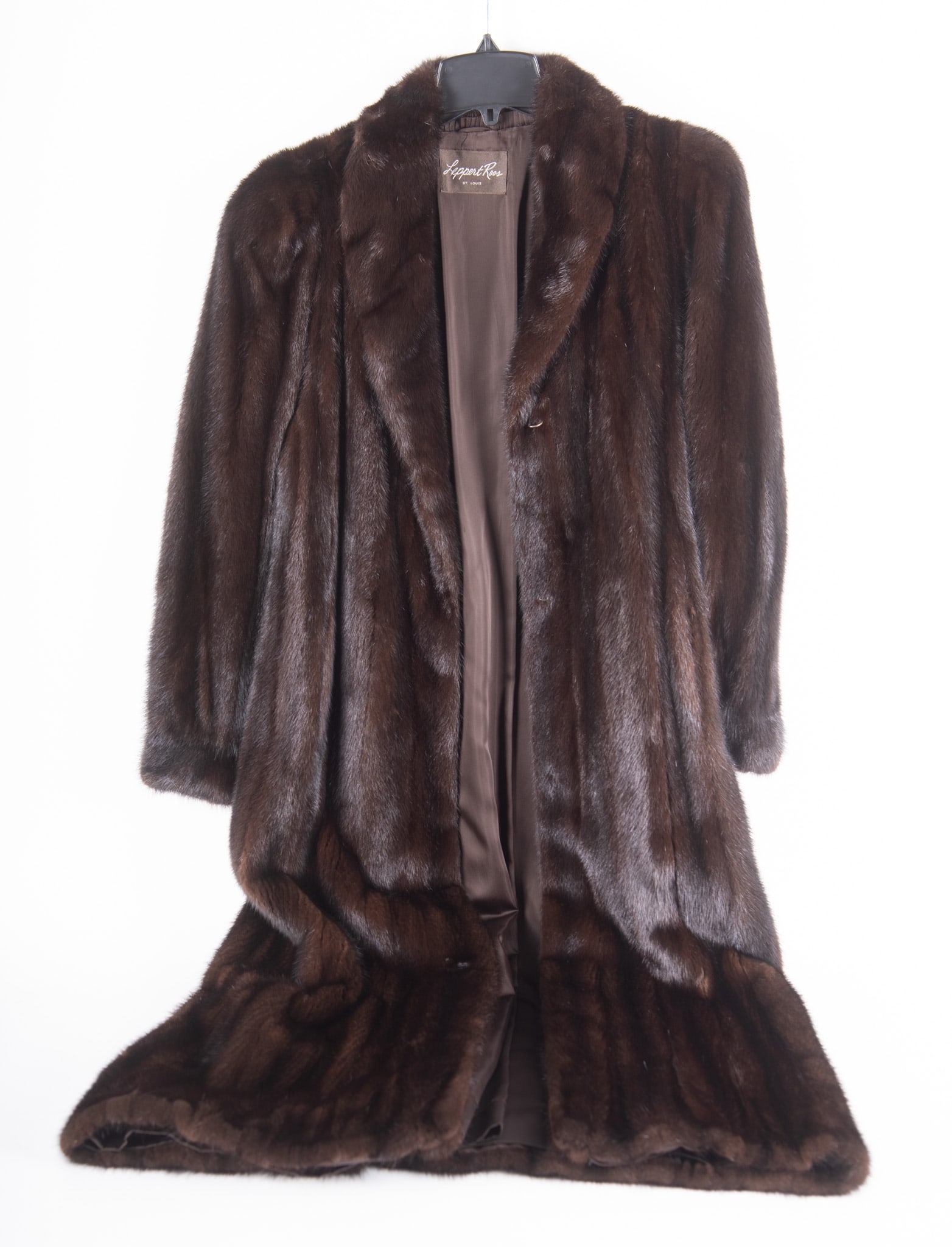 Fine Dark Brown Mink Coat by Leppert Roos (1 of 3)