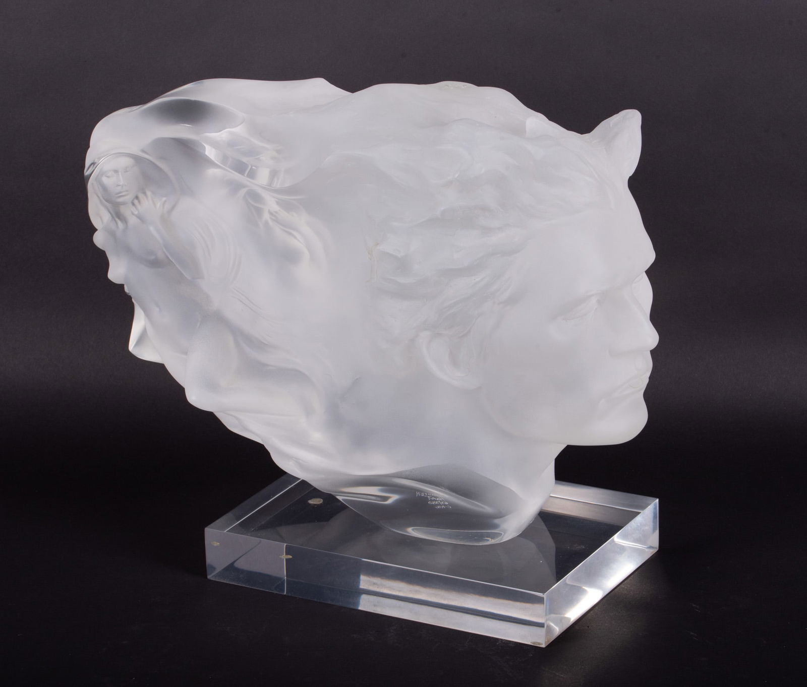 Frederick Hart, Washington DC (1943-1999), Reverie, 1995, clear acrylic resin, ed. #67/350 (1 of 5)