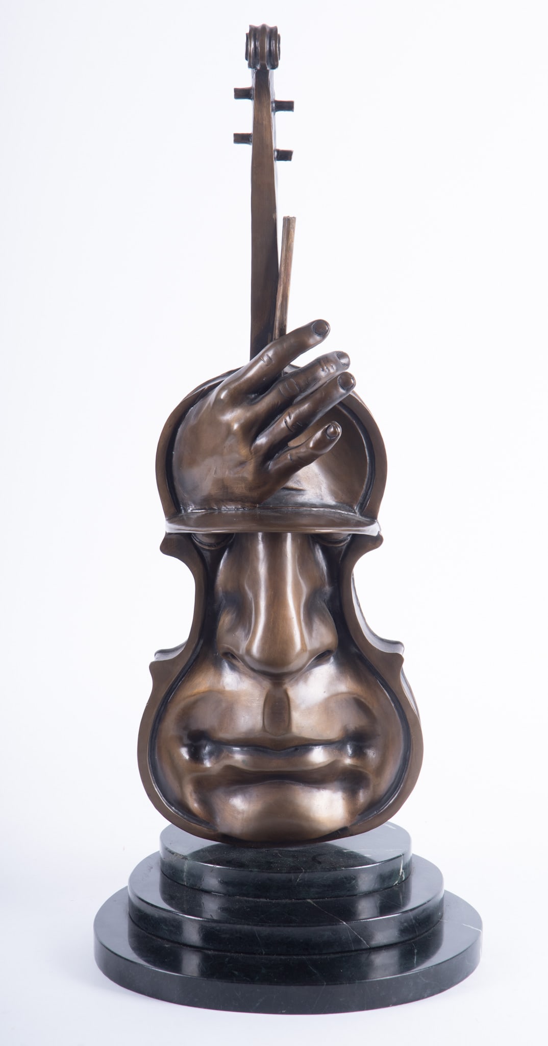 Arie Harpaz Bronze Figural Violin Sculpture (1 of 4)
