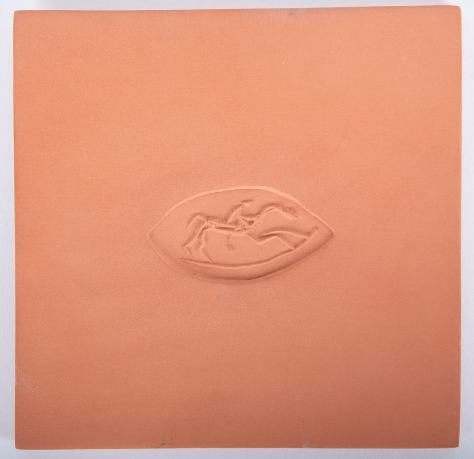 Pablo Picasso, Spanish (1881-1973), Ovale au Cheval (A.R. 622), terracotta placque, ed. #216/500 (1 of 4)