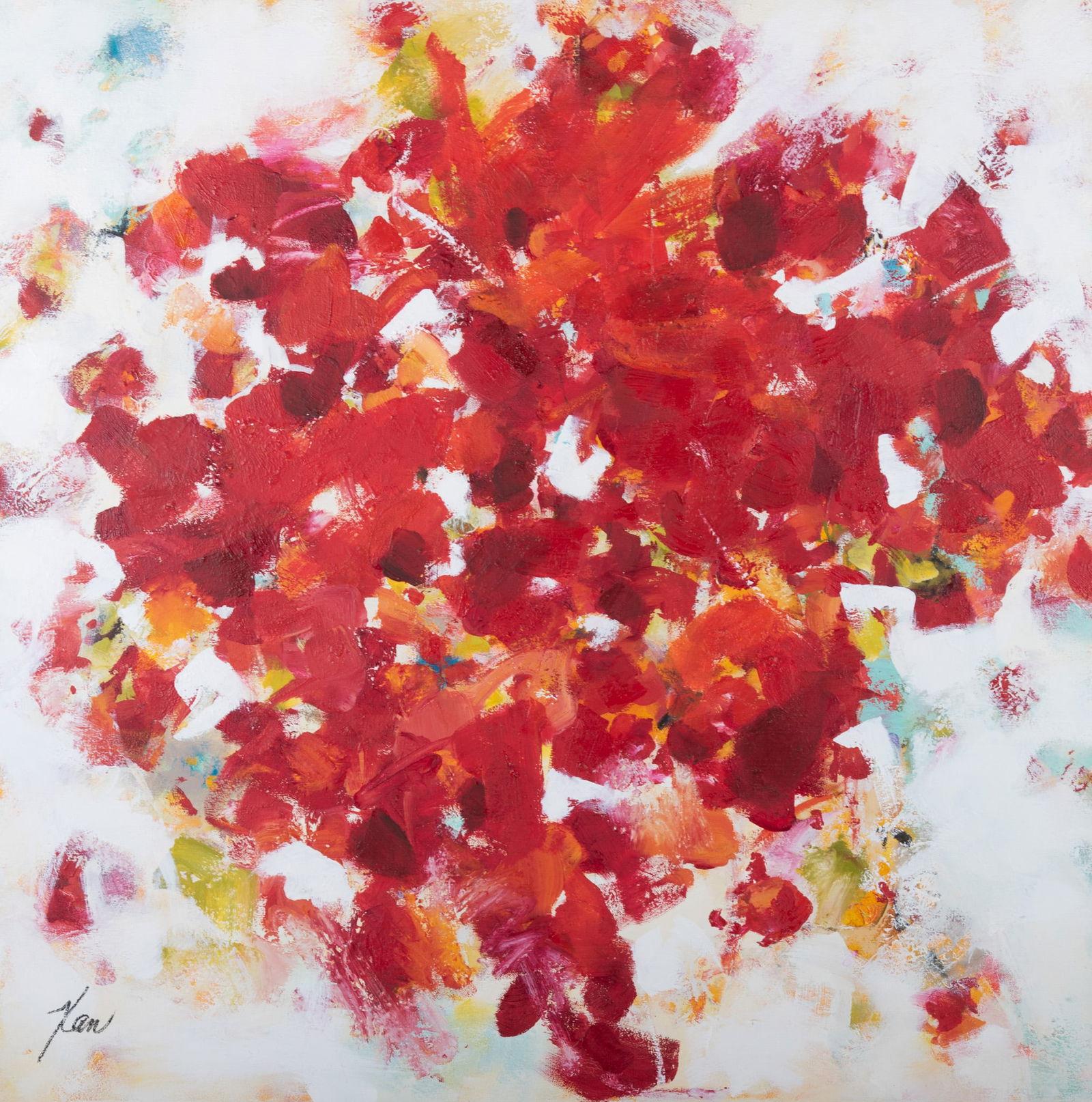 Xan Sinclair Koonce, Texas 20th / 21st Centuries, Untitled Triptych, 2014, three oil paintings on (1 of 4)