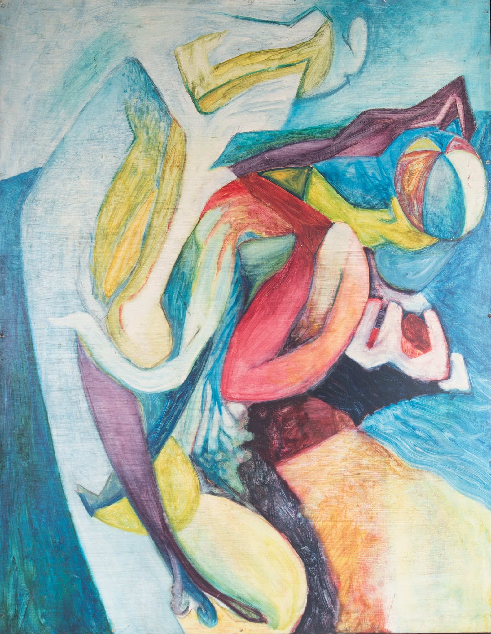 John Wehmer, Missouri (1927-2019), Untitled, 1956, oil on masonite (1 of 5)