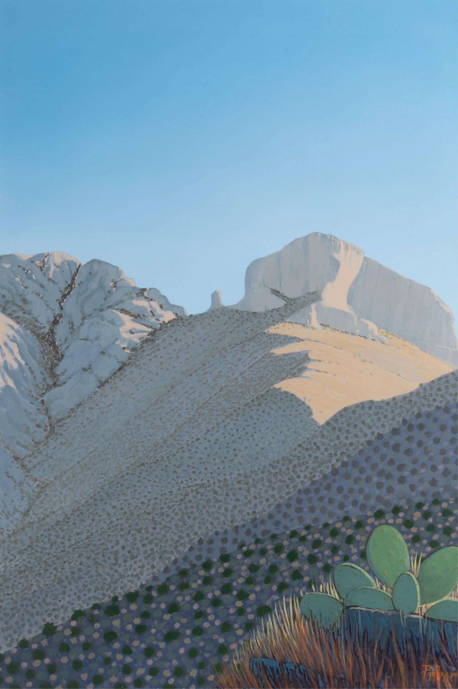 Dave Sherwin Parker, American (b. 1958), The Notch, 1994, acrylic on illustration board (1 of 4)