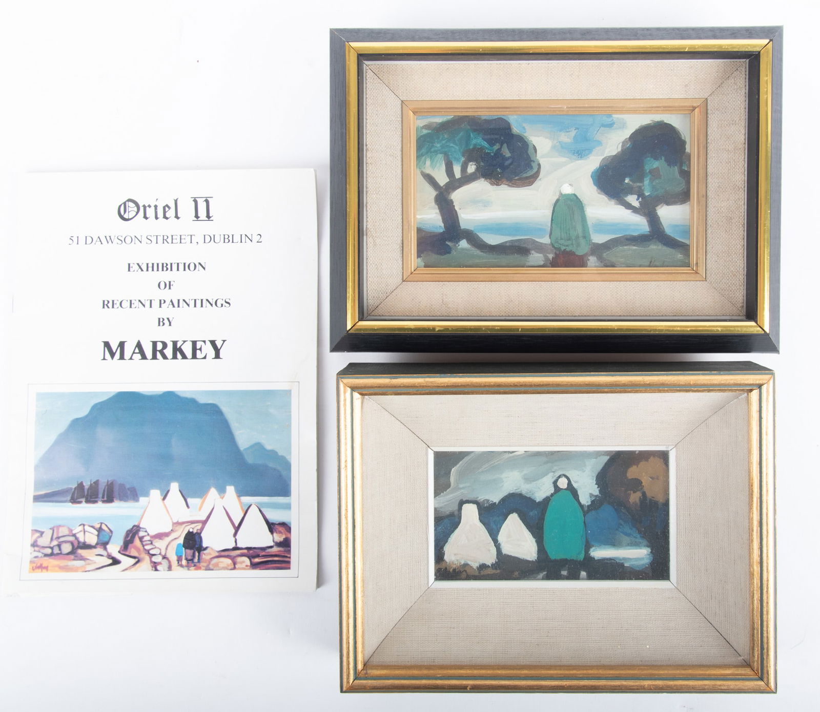 Markey Robinson, Irish (1918-1999), Two Works, oil on board (1 of 3)