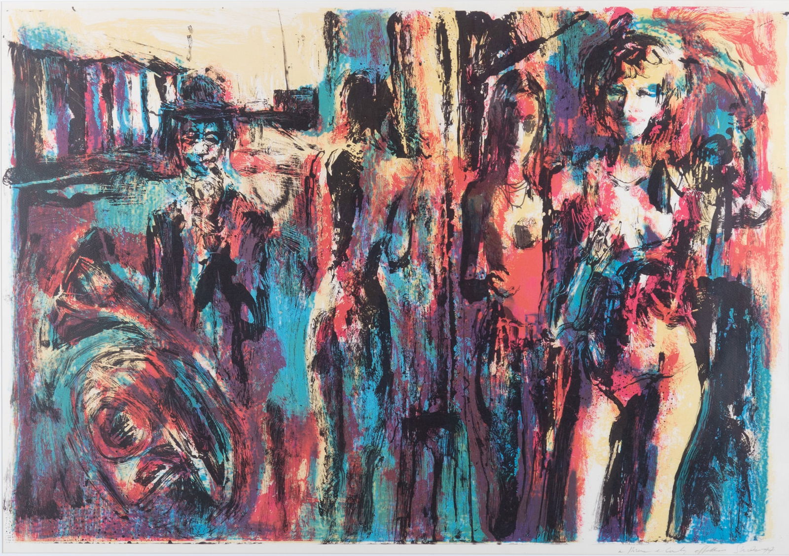 Nicola Simbari, Italian (1927-2012), serigraph (1 of 4)