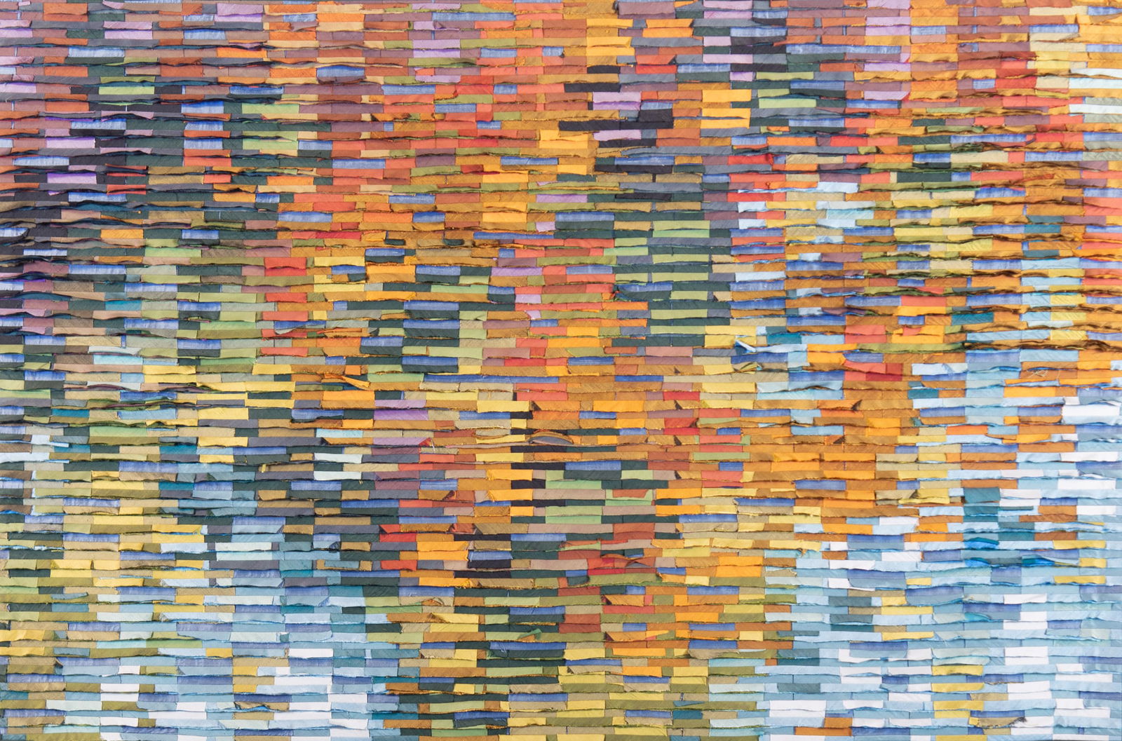 Attributed to Tim Harding, American (b. 1950), Untitled, mixed media textile (1 of 4)