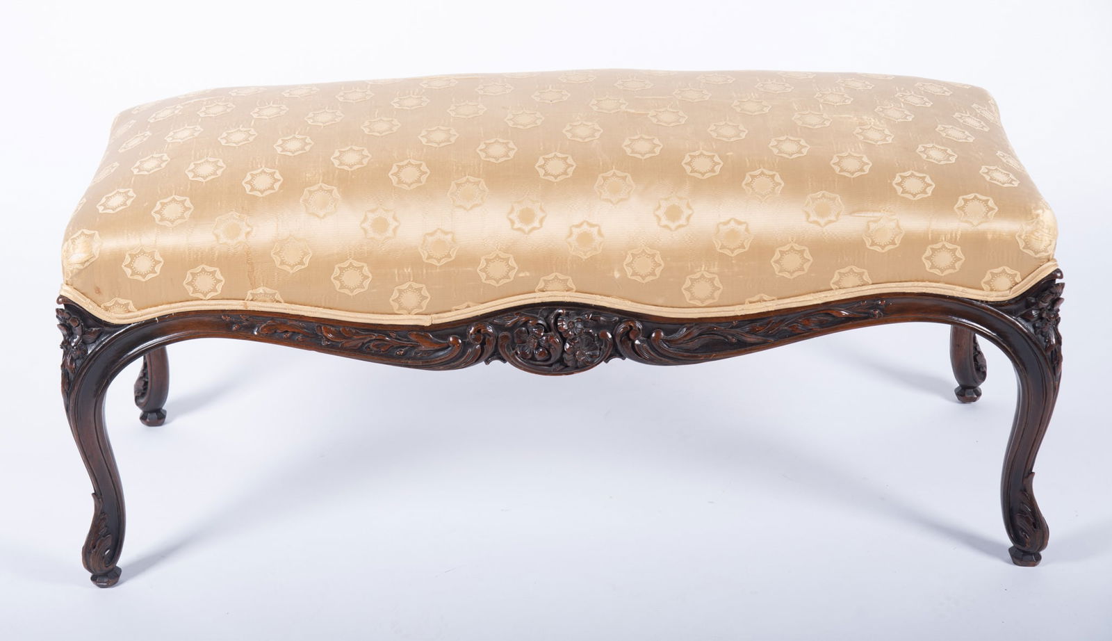 Semi Antique French Louis XV Design Banquette. (1 of 3)