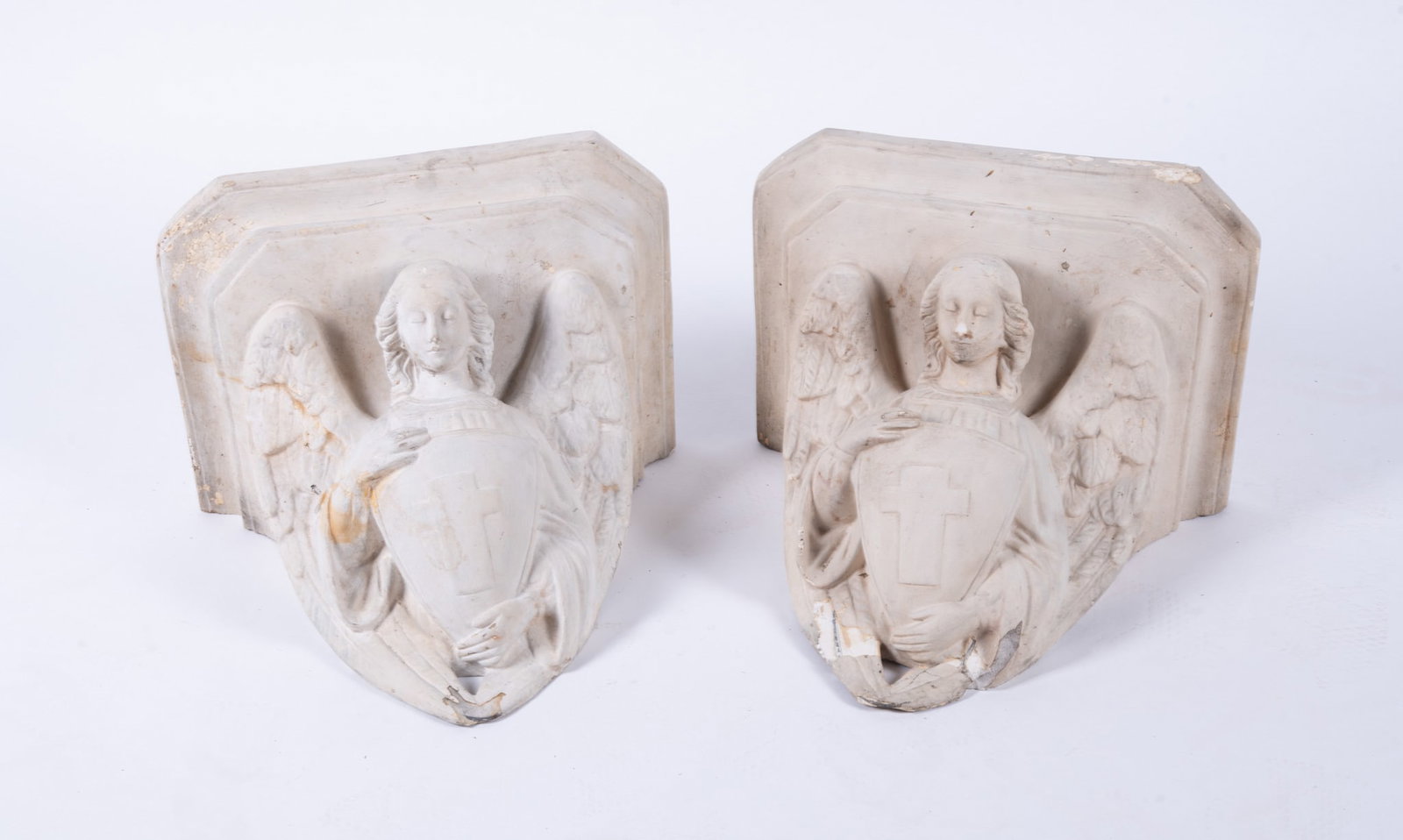 Pair of Architectural Brackets Featuring an Angel (1 of 2)