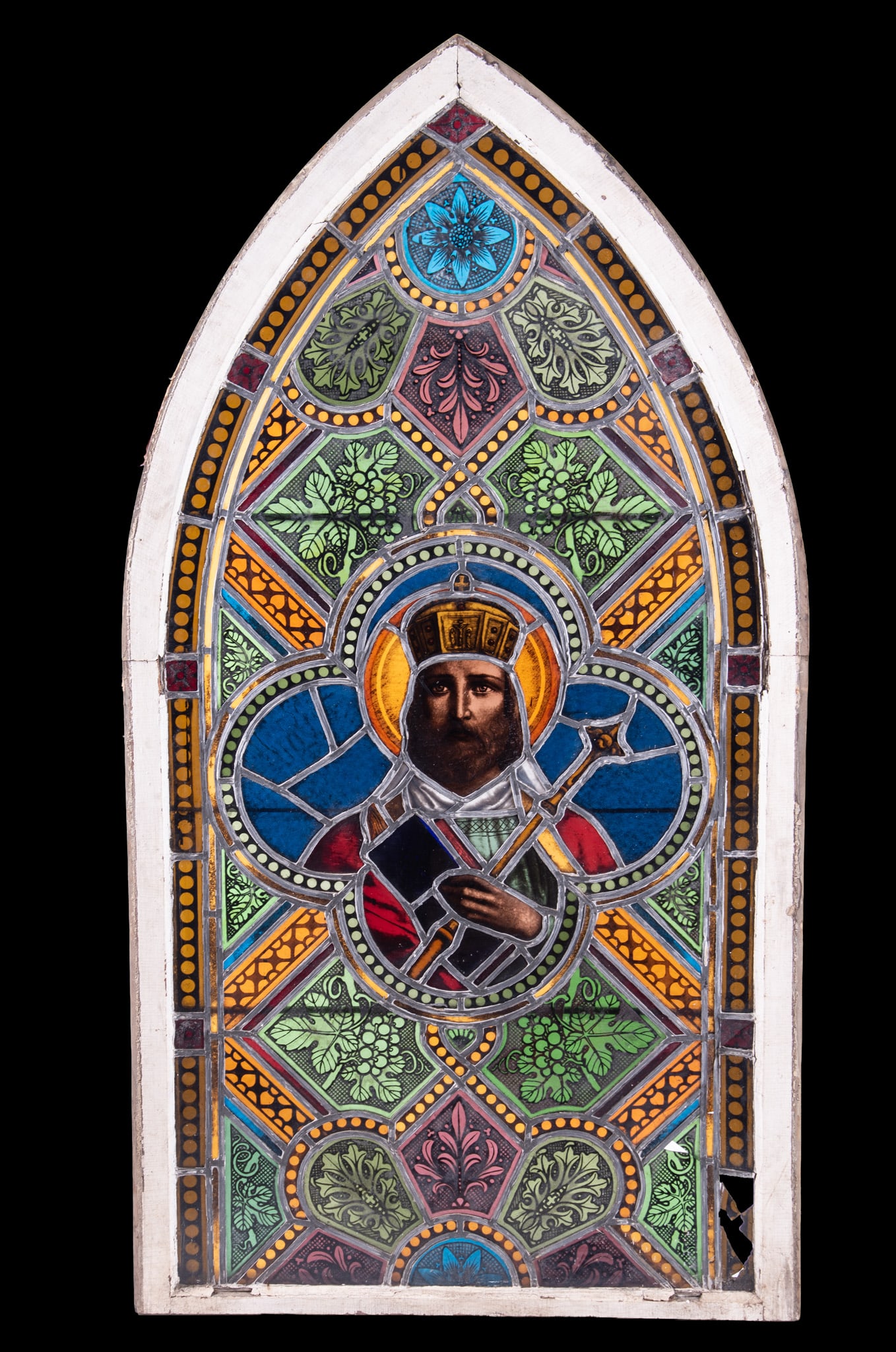 Antique Stained Glass Window (1 of 4)