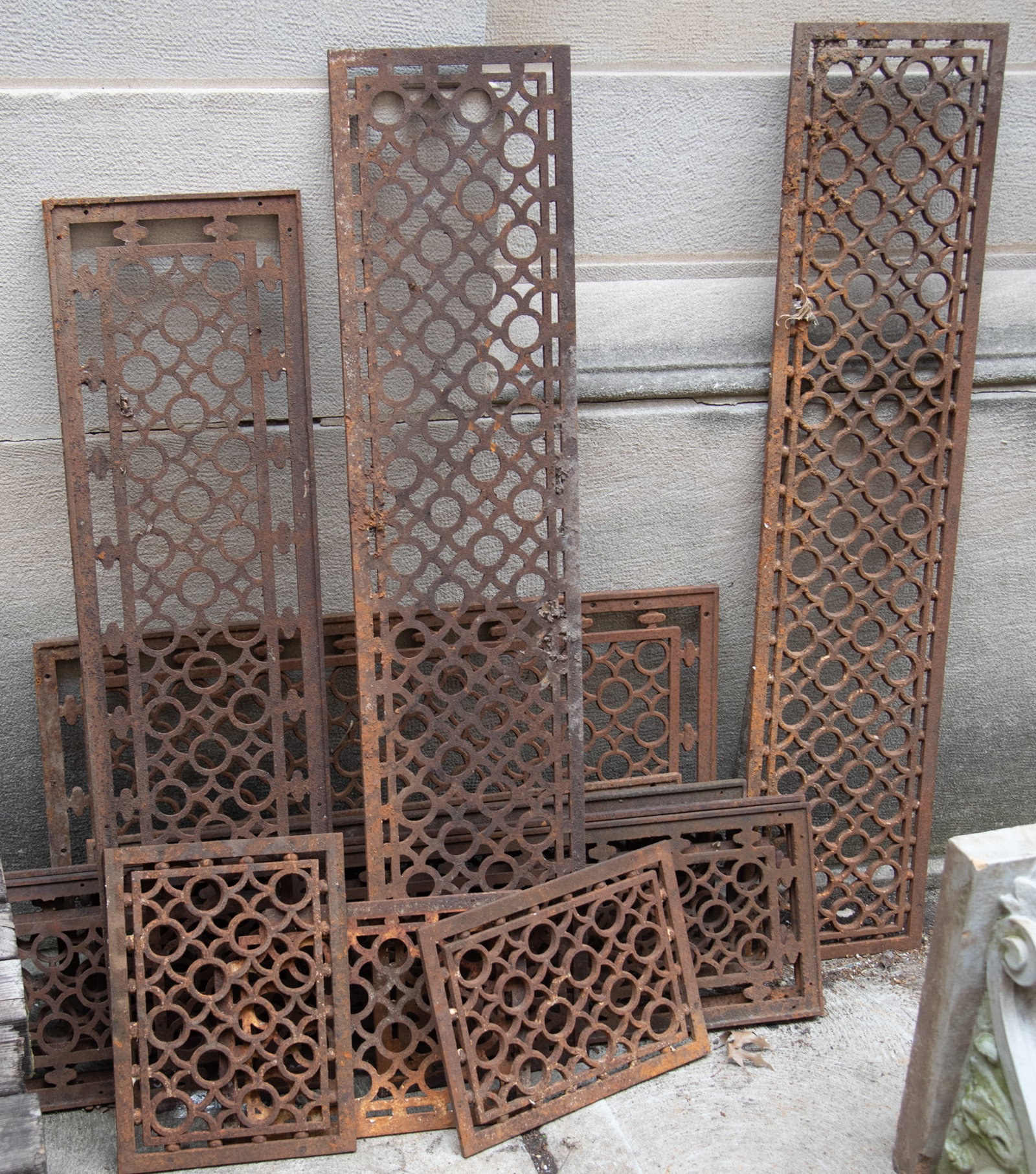 Antique Cast Iron Decorative Architectural Grills (1 of 2)