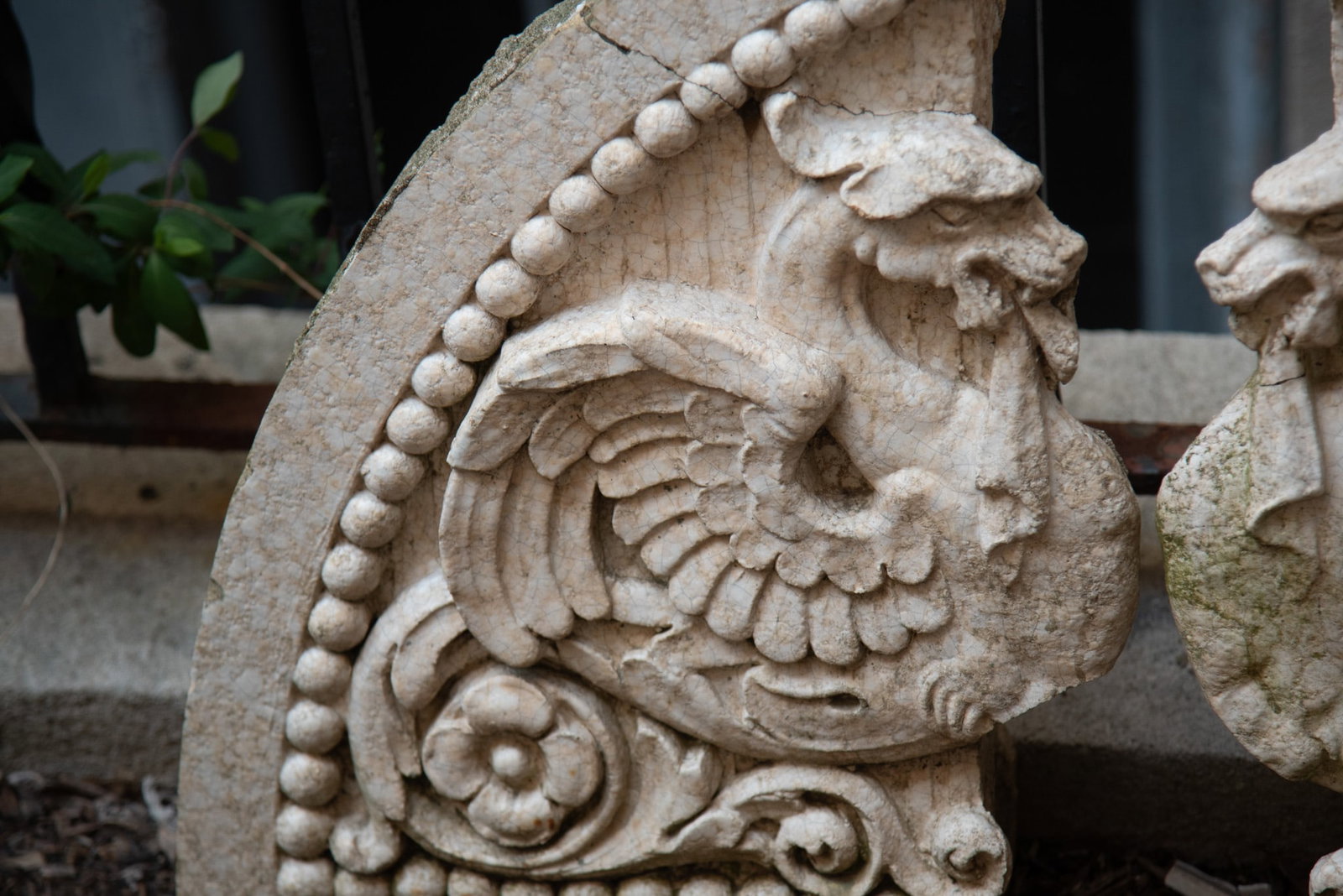 Two Arched Glazed Terracotta Architectural Elements - 4