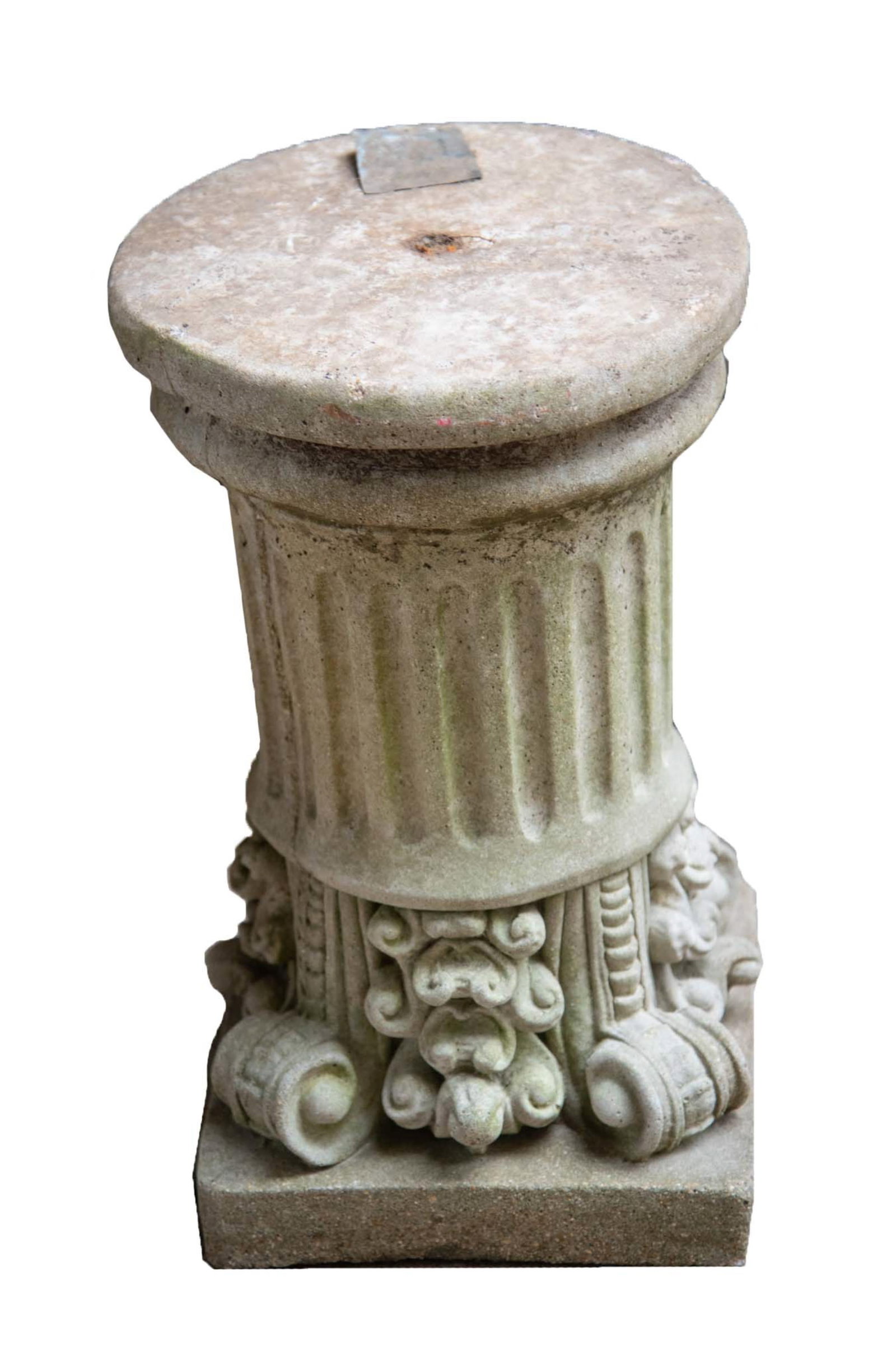 Cast Concrete Garden Pedestal (1 of 3)