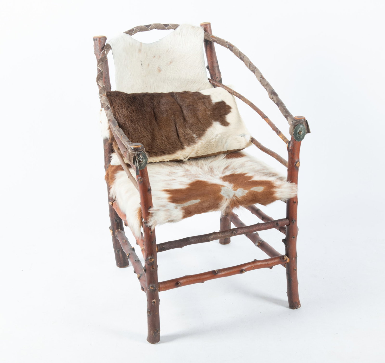 Rustic Hide Armchair (1 of 4)