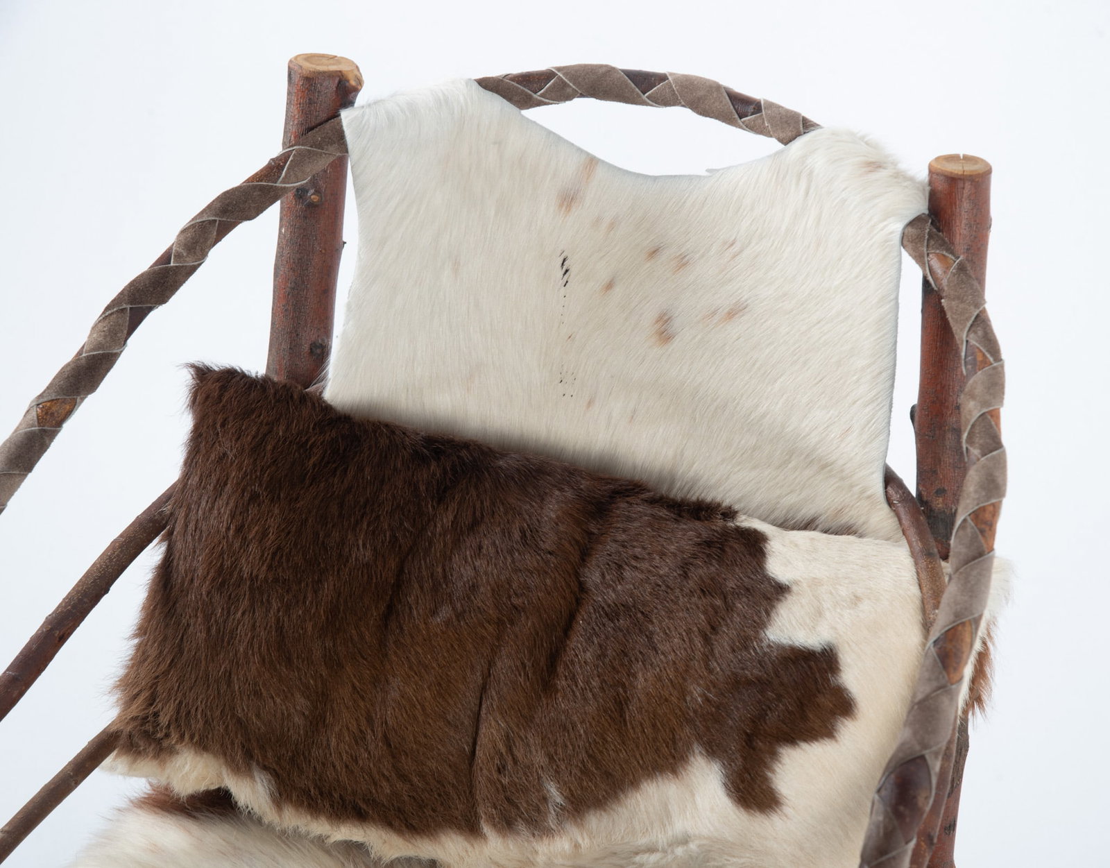 Rustic Hide Armchair - 3
