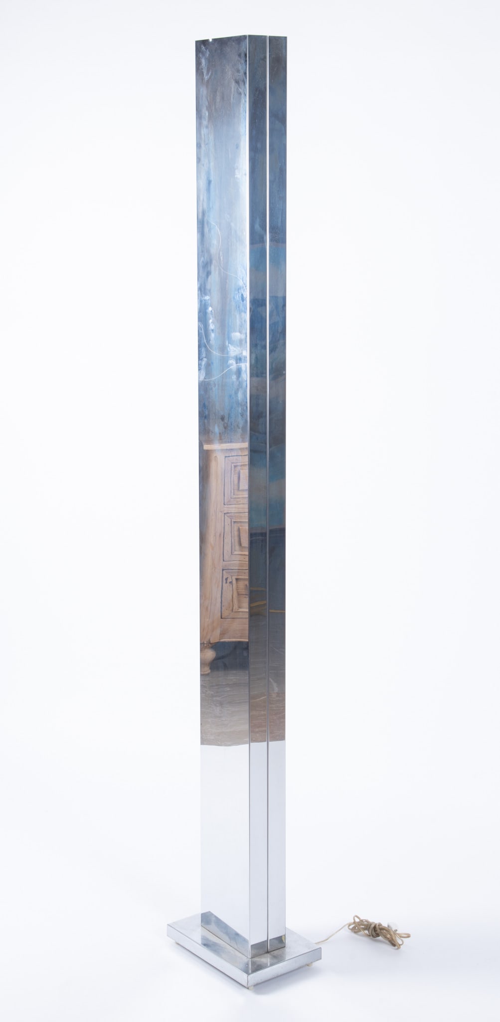 George Kovacs Chrome-Plated Skyscraper Floor Lamp (1 of 3)