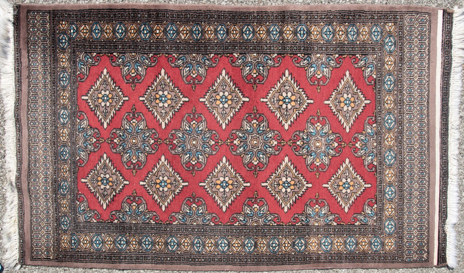 Handwoven Persian Bokhara Area Rug (1 of 3)