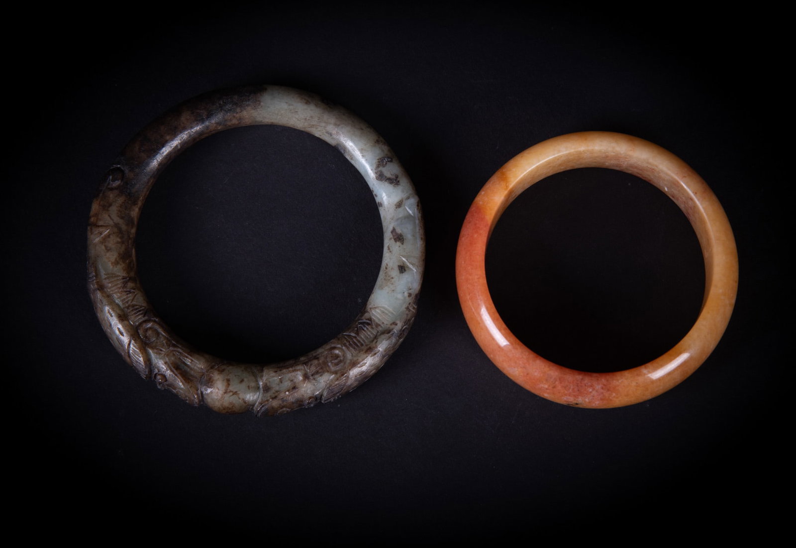 Two Hardstone Bangles - 2