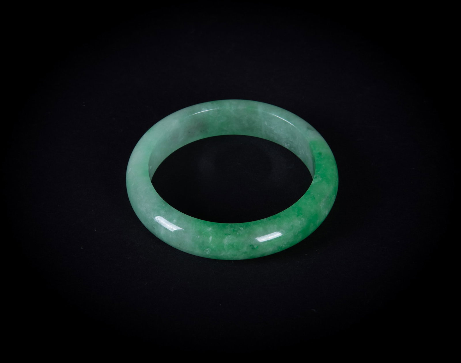 Green Jade Bangle - 2