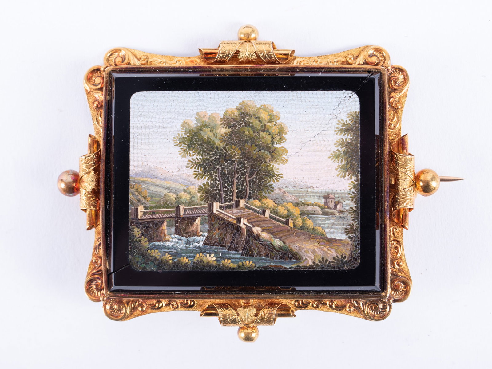 A Fine Antique Micro Mosaic Brooch (1 of 5)