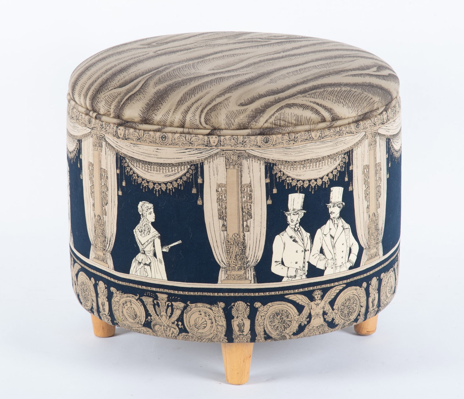 Piero Fornasetti Teatro Pouf (1 of 3)