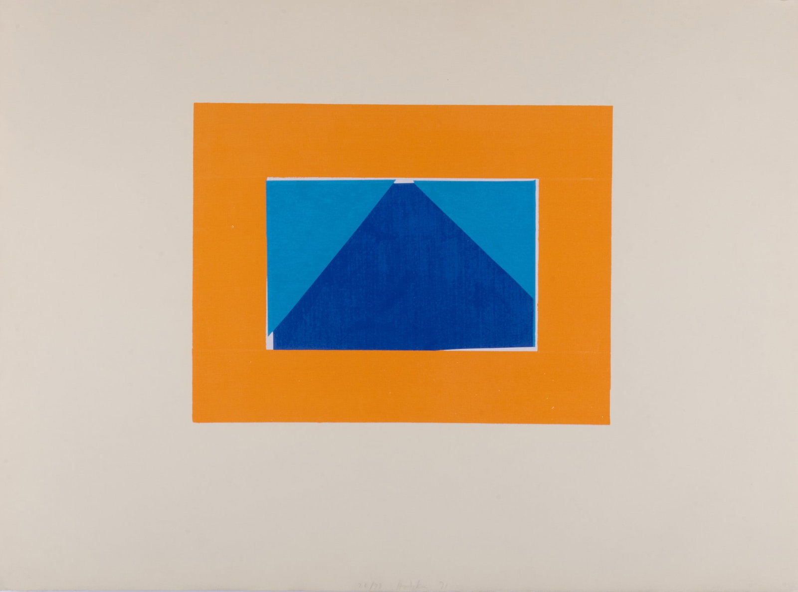 Howard Hodgkin, British (1932-2017), Indian View C, 1971, screenprint, ed. 26/75: Howard HodgkinBritish, (1932-2017)Indian View C, 1971screenprint, ed. 26/75signed, dated, and numbered in pencil lower margin, unframed.22 3/4 x 30 5/8 inches (sheet)