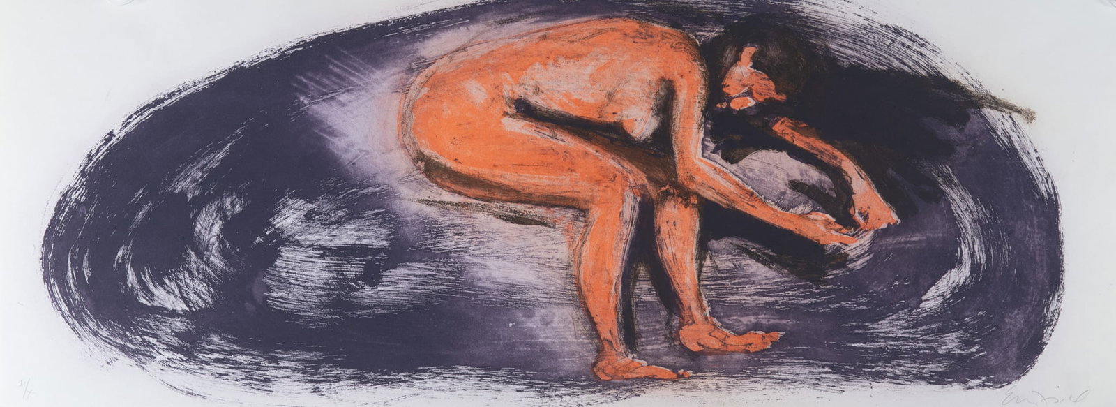 Eric Fischl, American (b. 1948), Untitled, from Floating Islands, 1985, Color aquatint and drypoint,: Eric FischlAmerican, (b. 1948)Untitled, from Floating Islands, 1985Color aquatint and drypoint, ed. I/Xsigned and numbered in pencil, unframed.11 3/4 x 31 5/8 inches