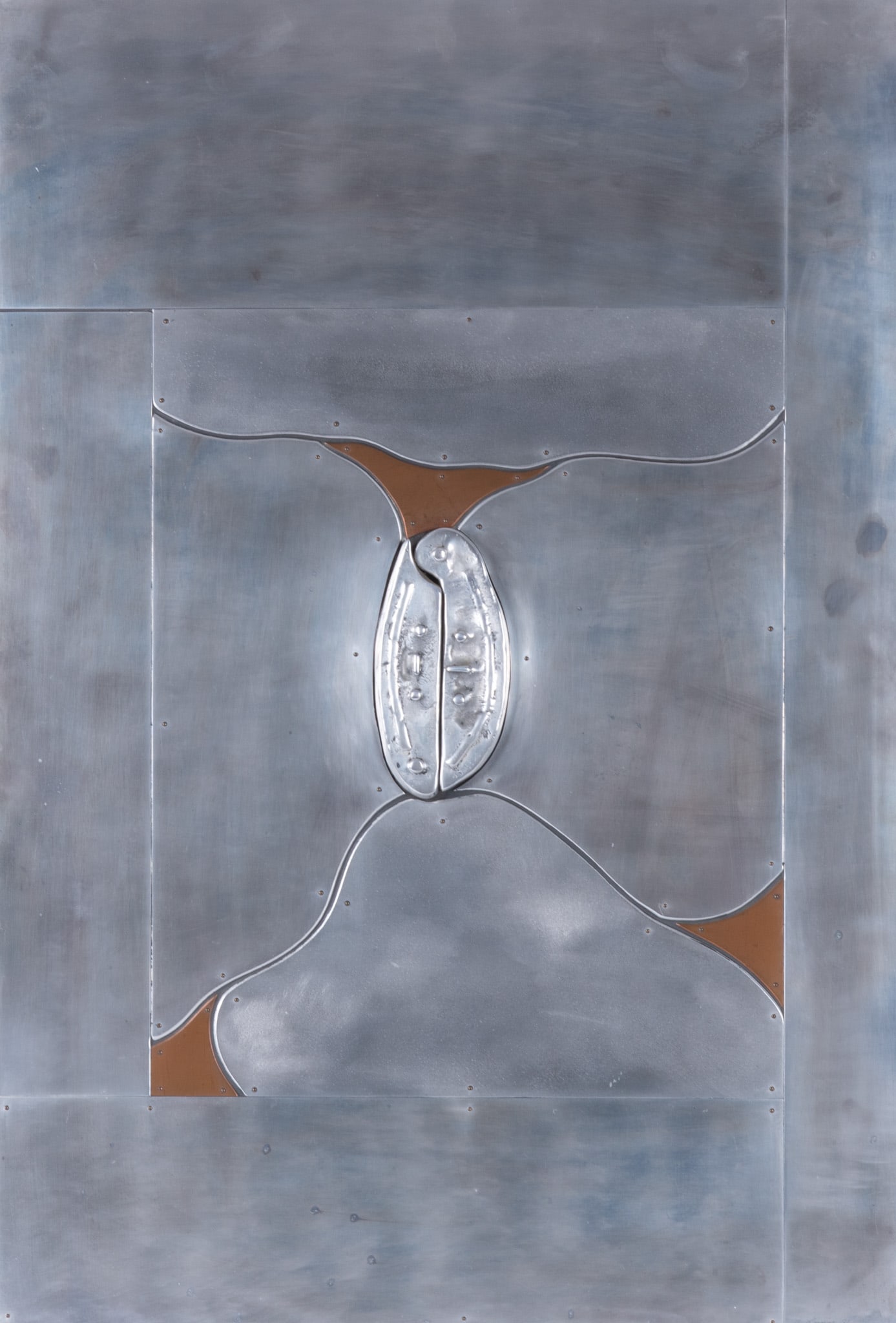 Andrew Lazarine, 20th Century, The Seed, 1980, mixed media (1 of 4)