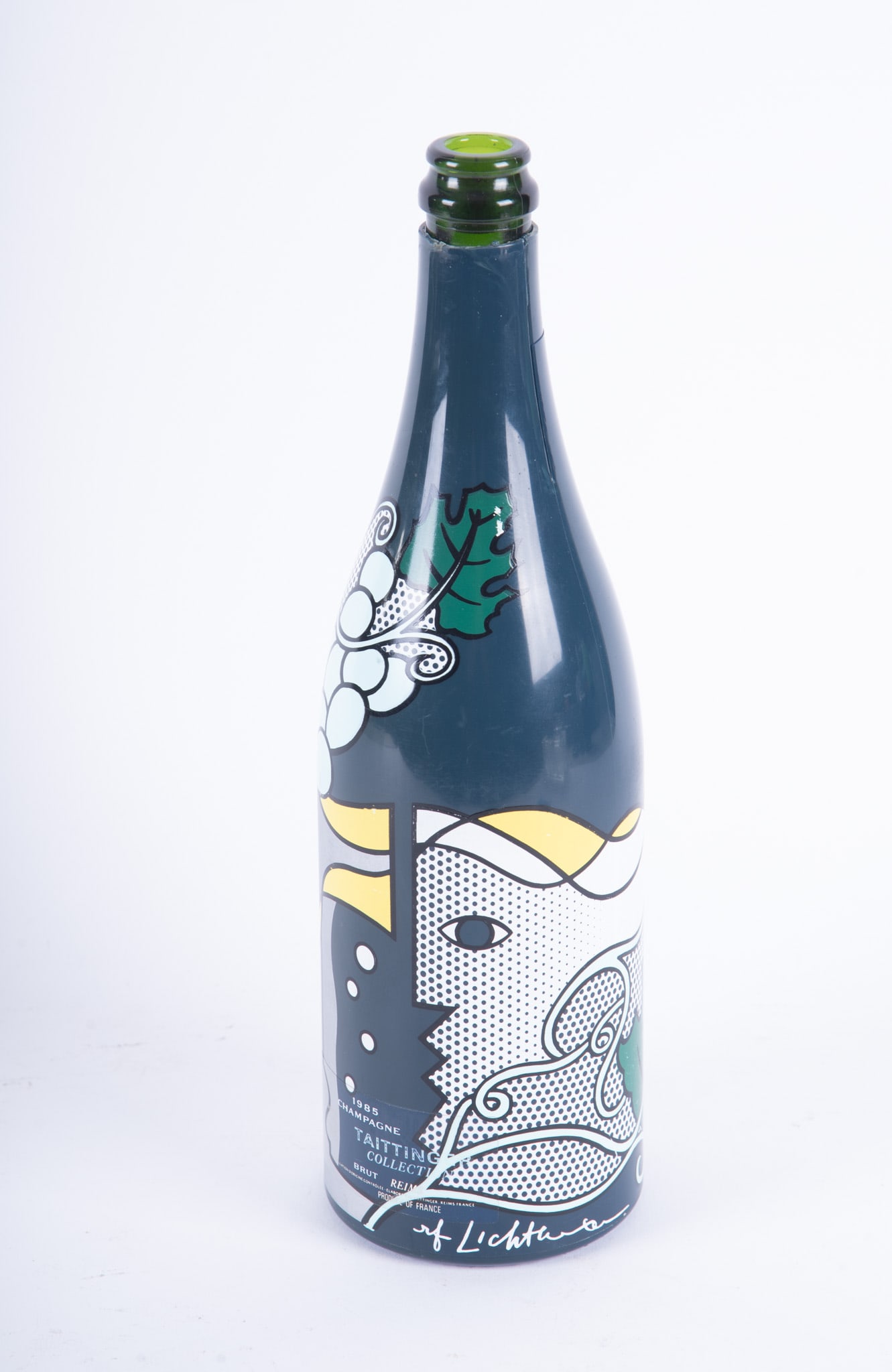 Roy Lichtenstein, New York (1923-1997), Champagne Taittinger Brut Bottle, screenprint in colors on (1 of 4)