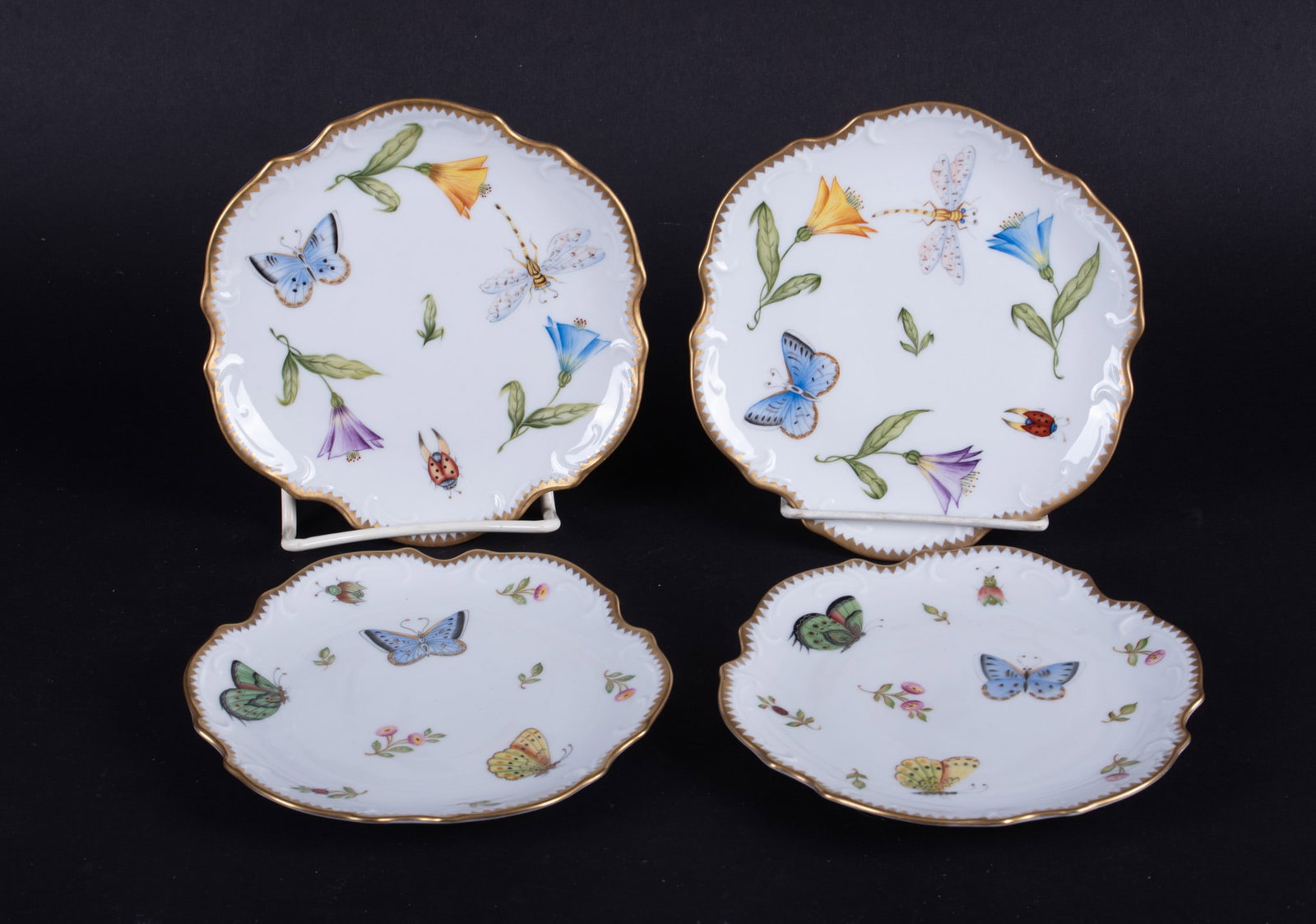 Four Anna Weatherley Porcelain Bread and Butter Plates (1 of 4)