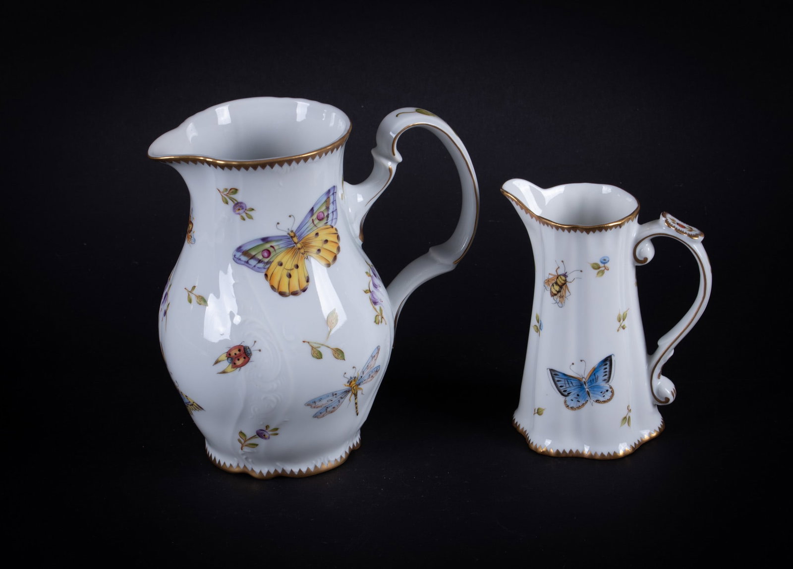 Two Anna Weatherley Porcelain Pitchers, Spring in Budapest (1 of 3)