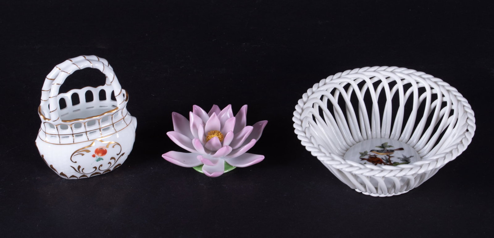 Three Herend Porcelain Table Articles (1 of 4)