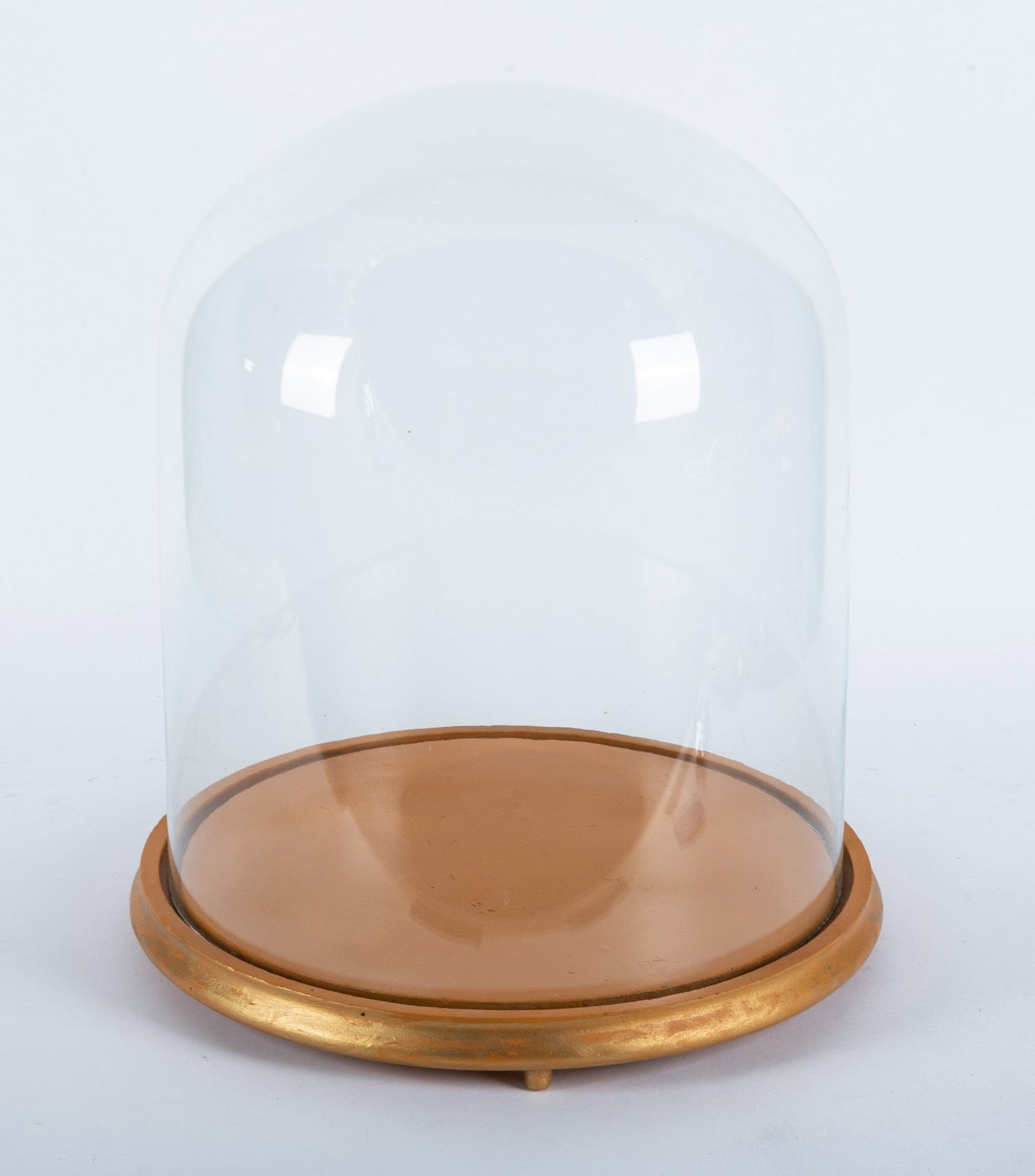 Large Glass Display Dome Cloche on Wood Base (1 of 2)
