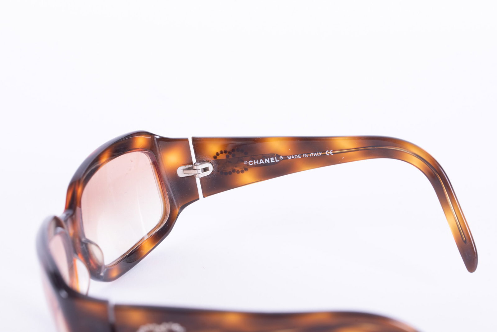 Chanel Brown Tortoise Print Eyeglass Frames - 2