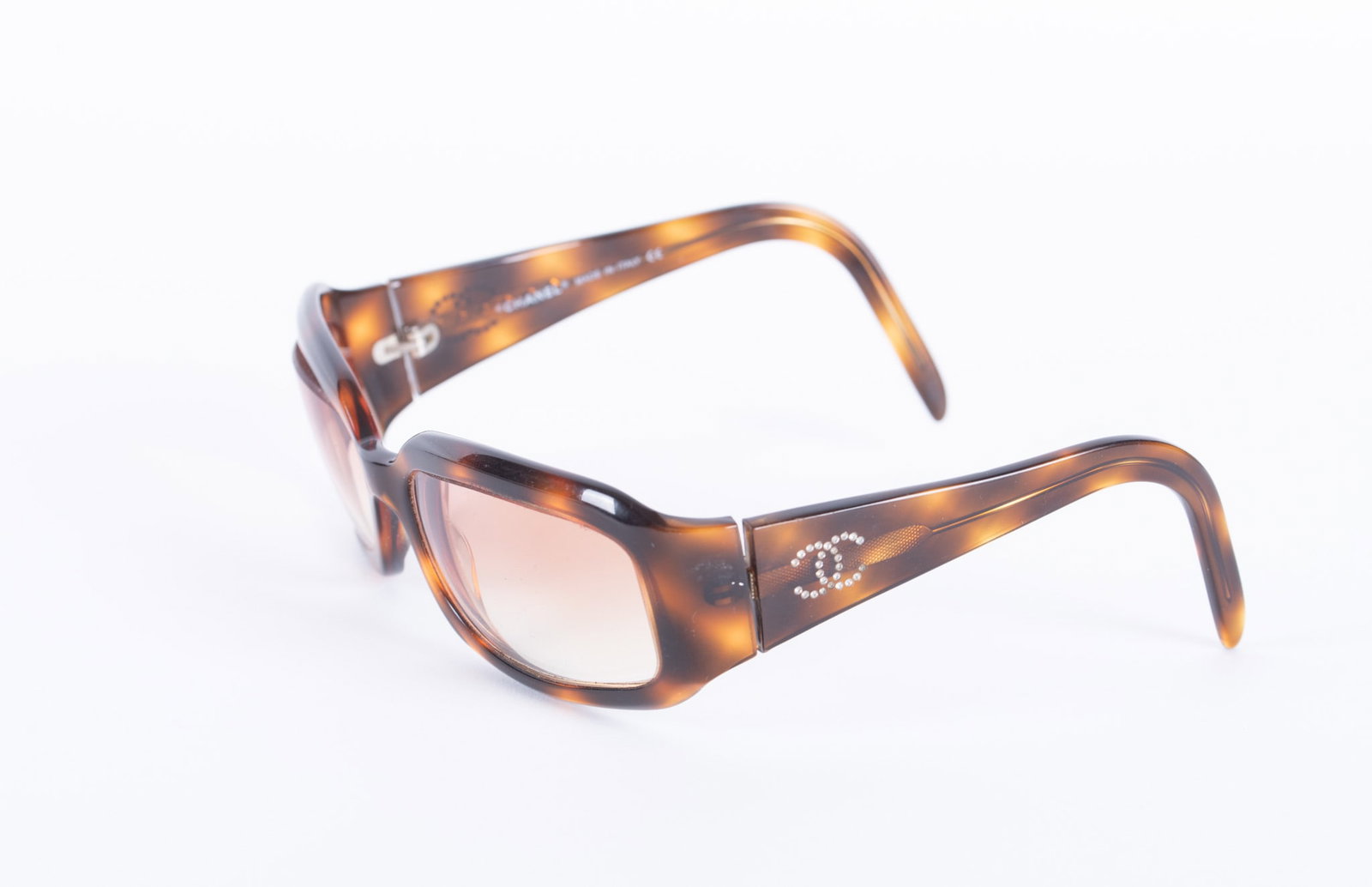Chanel Brown Tortoise Print Eyeglass Frames - 3
