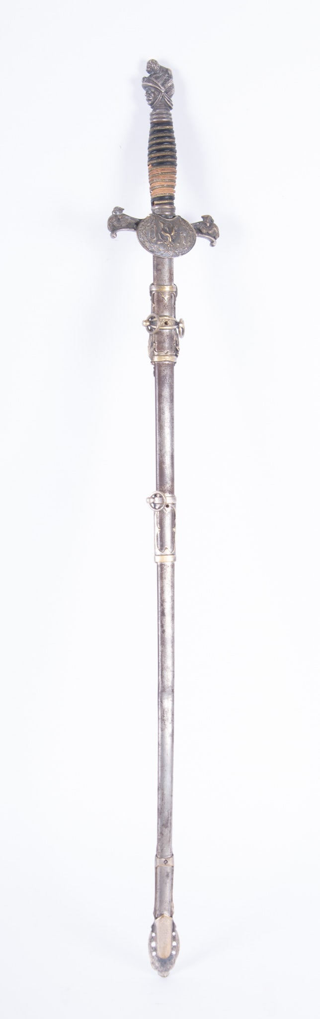 Vintage Knights of Pythias Bros. F C B Sword and Scabbard Fraternal Ceremonial Sword (1 of 5)