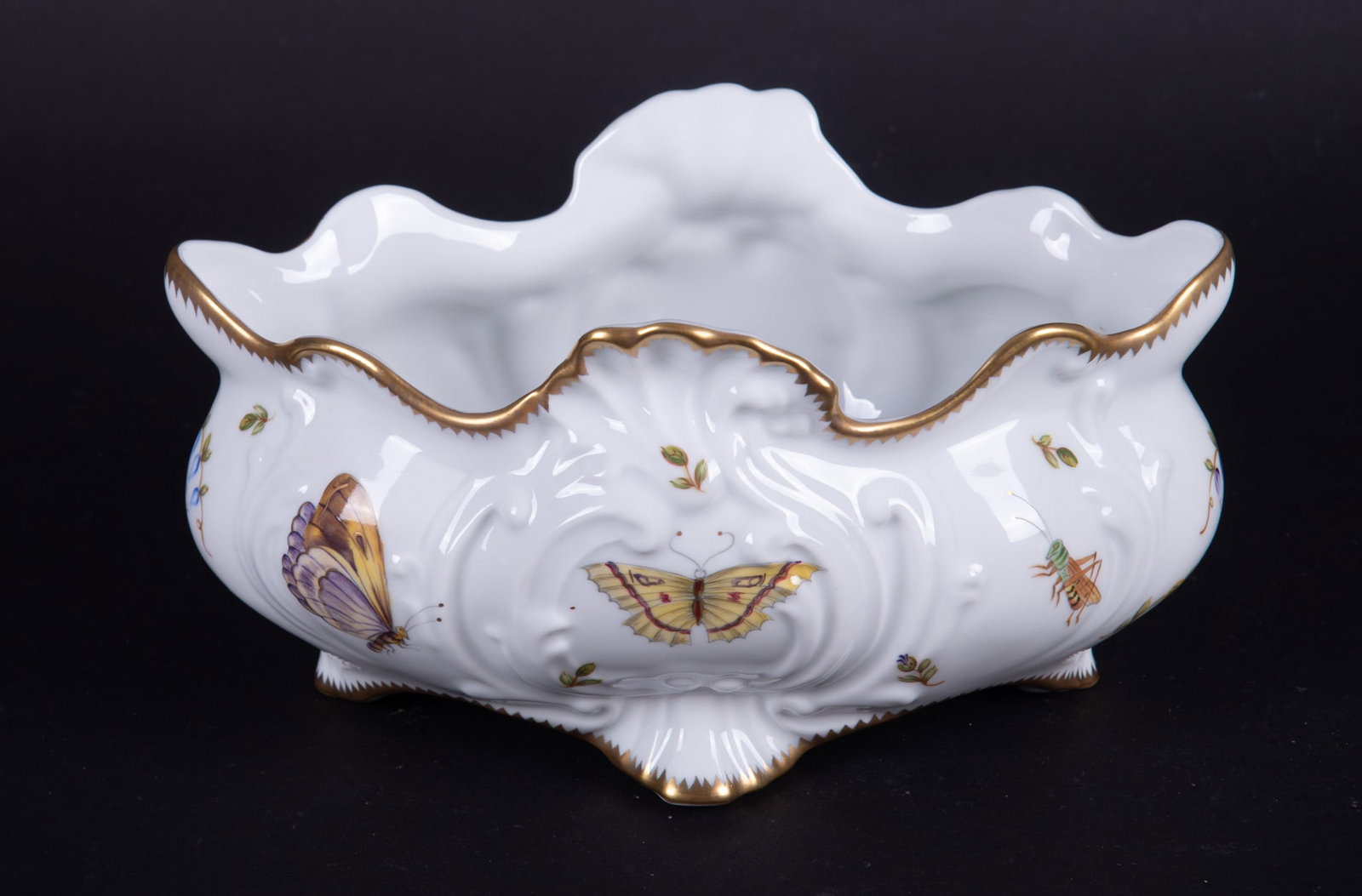 An Anna Weatherley Porcelain Footed Fruit Bowl, Spring in Budapest (1 of 3)