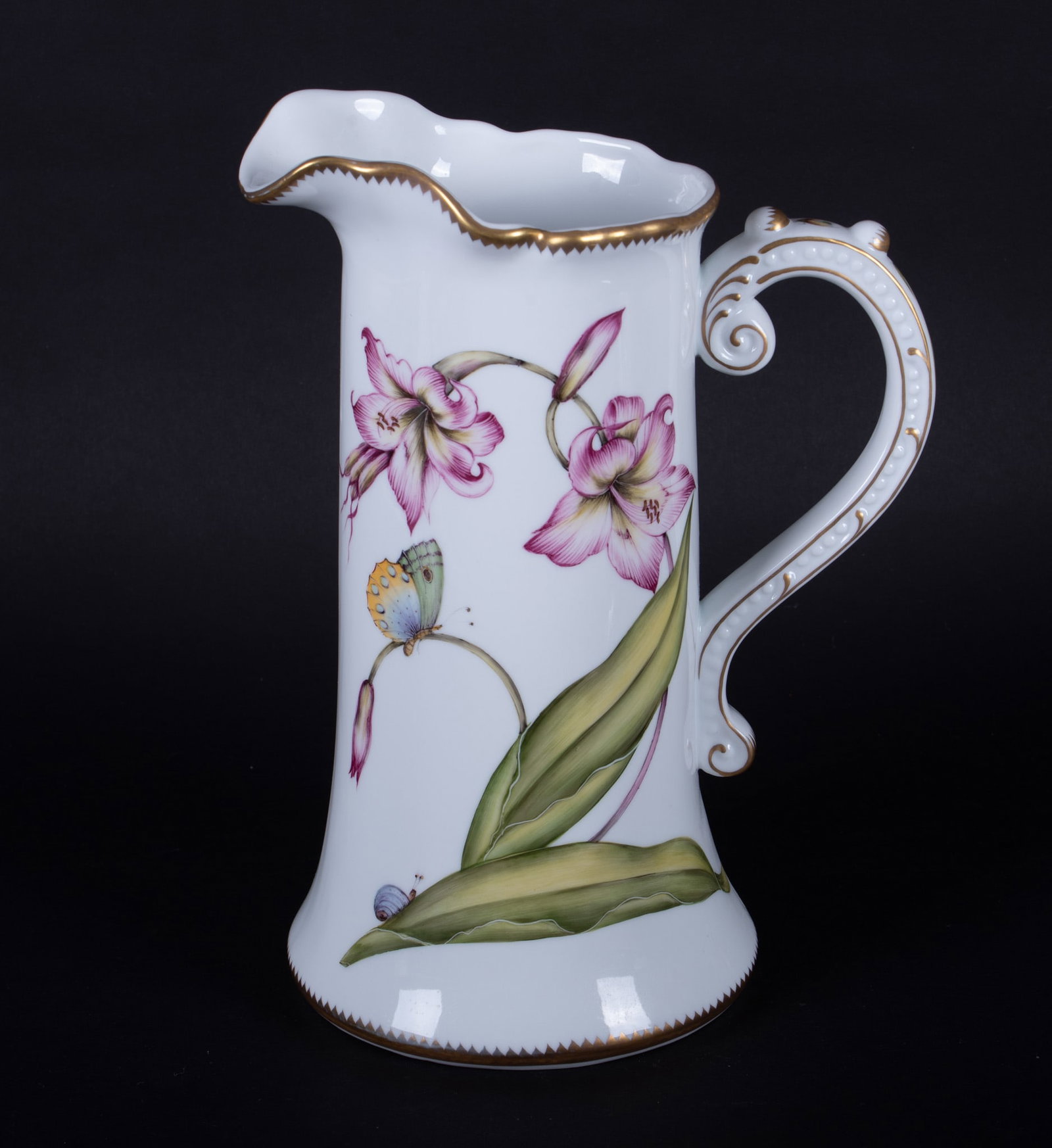 A Large Anna Weatherley Porcelain Tankard Pitcher (1 of 3)