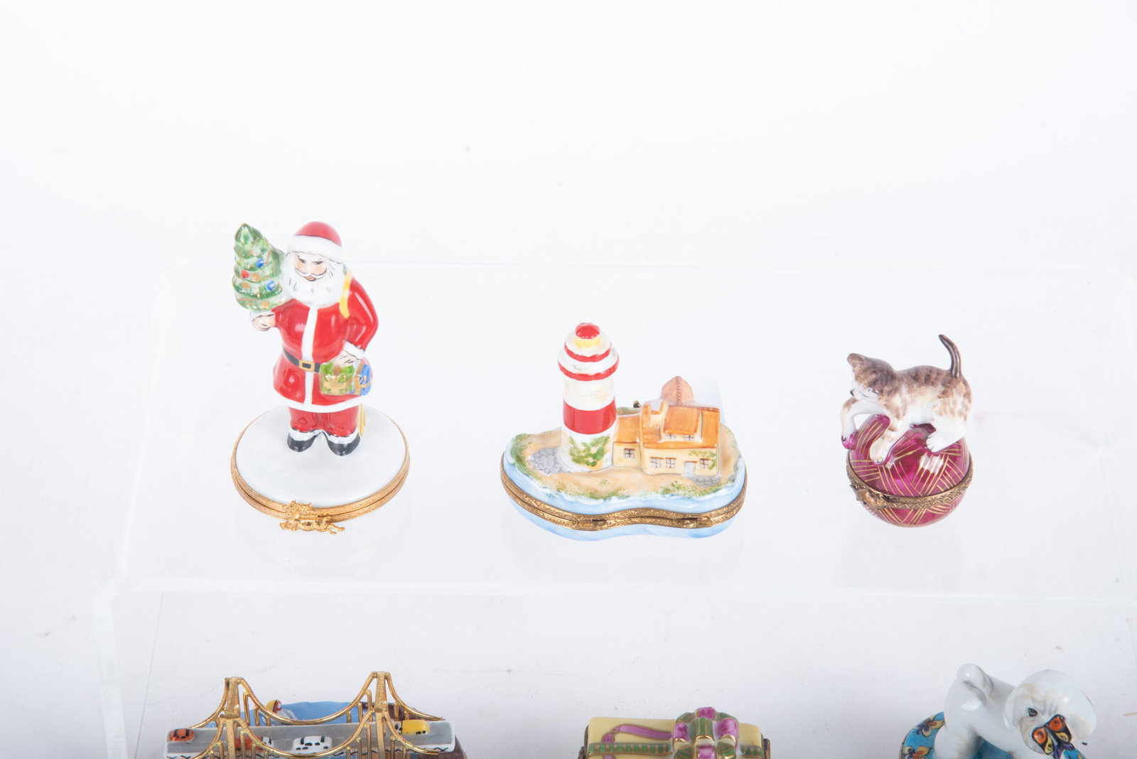 Seven Limoges Porcelain Boxes - 2
