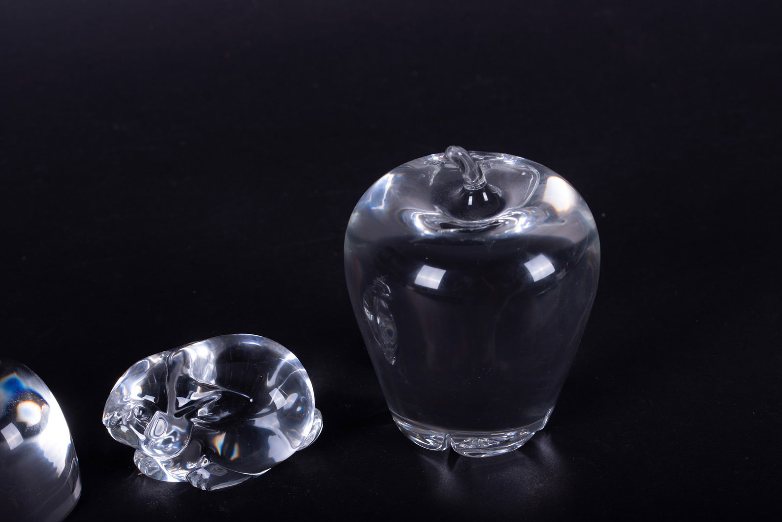 Three Steuben Crystal Table Articles - 3