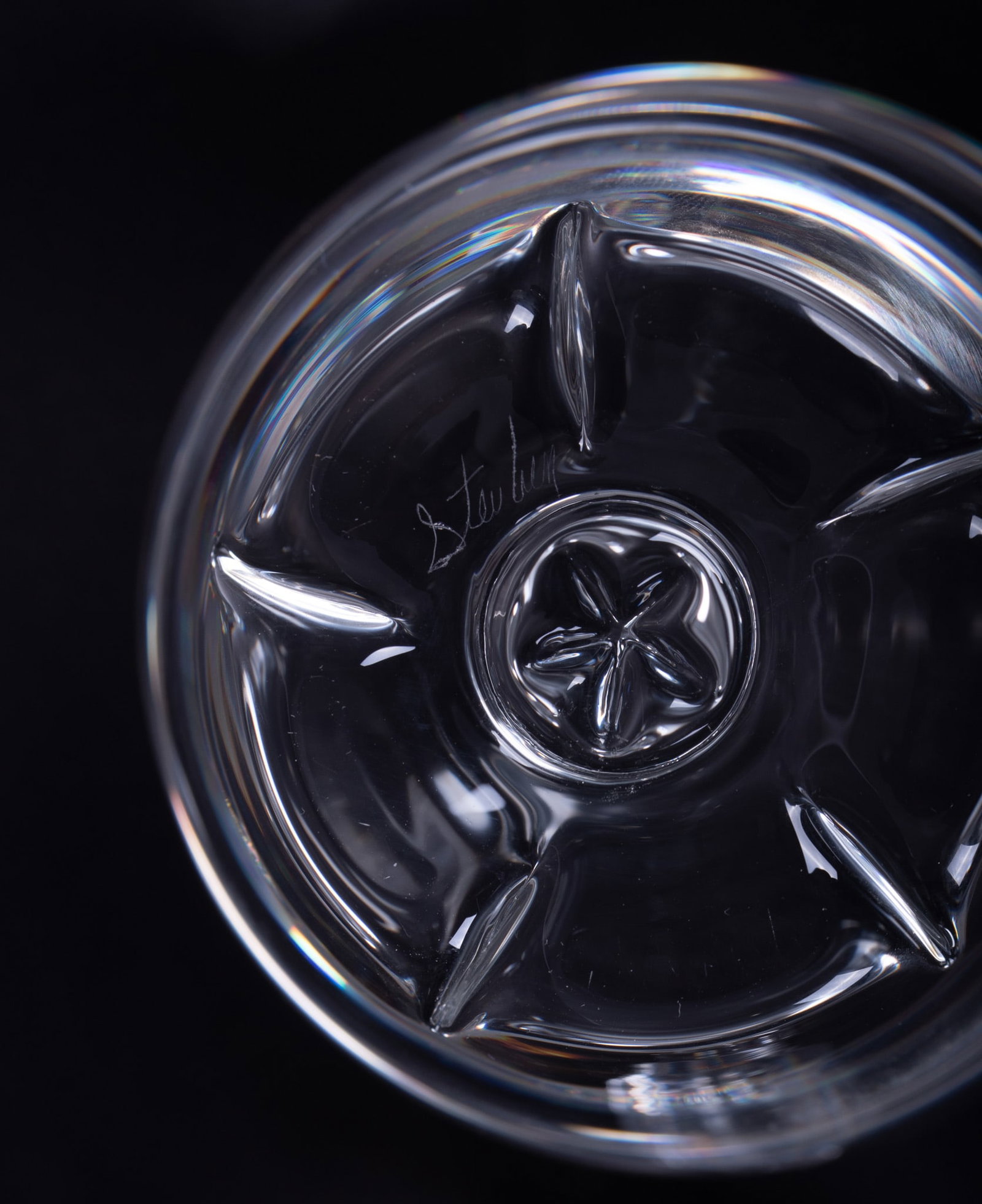 Three Steuben Crystal Table Articles - 4
