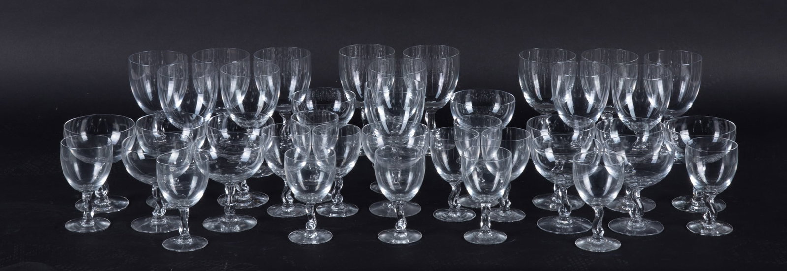 Set of Fostoria Contour Clear Stemware, 36 Total (1 of 3)