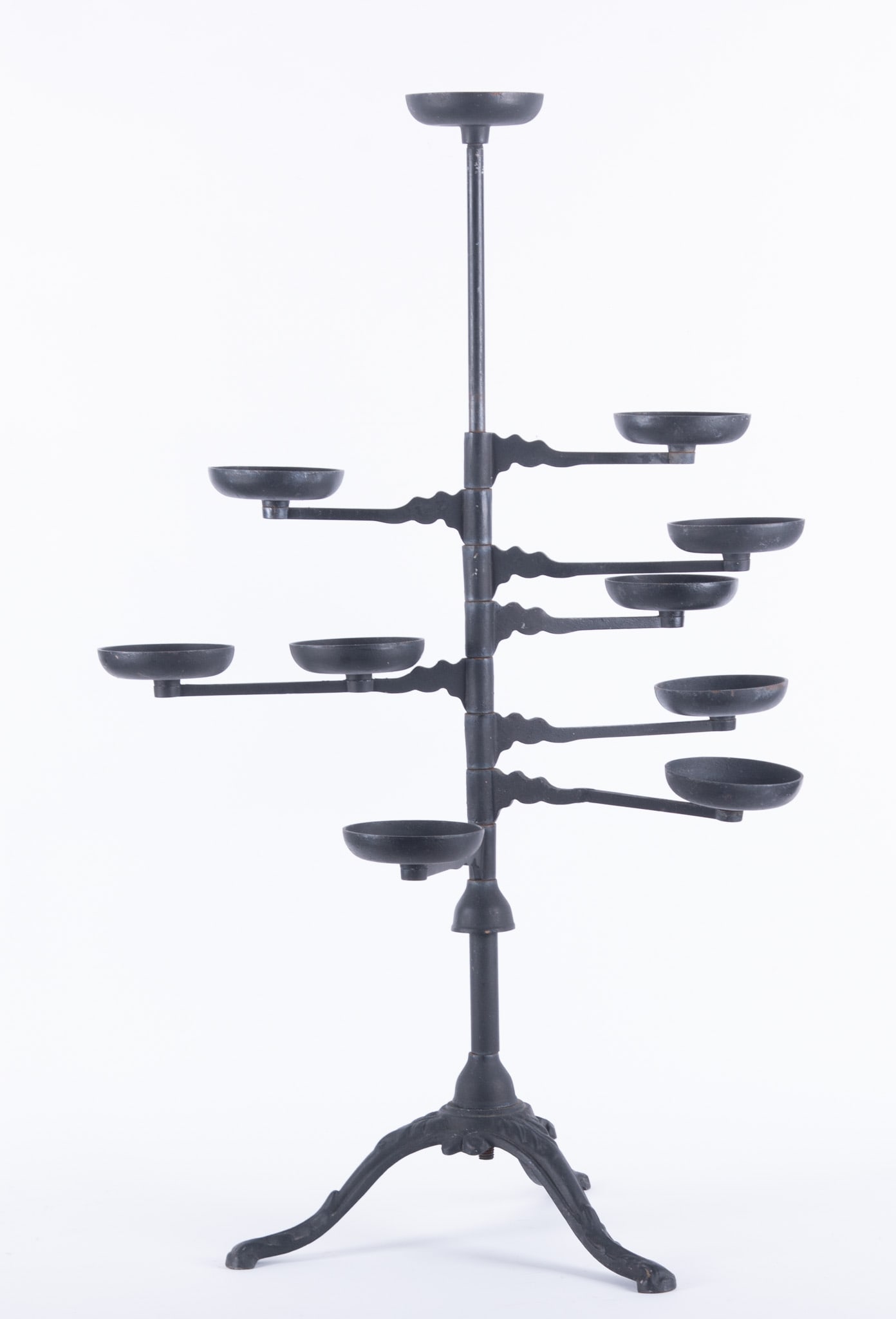 Victorian Black Cast Iron Plant Stand (1 of 3)