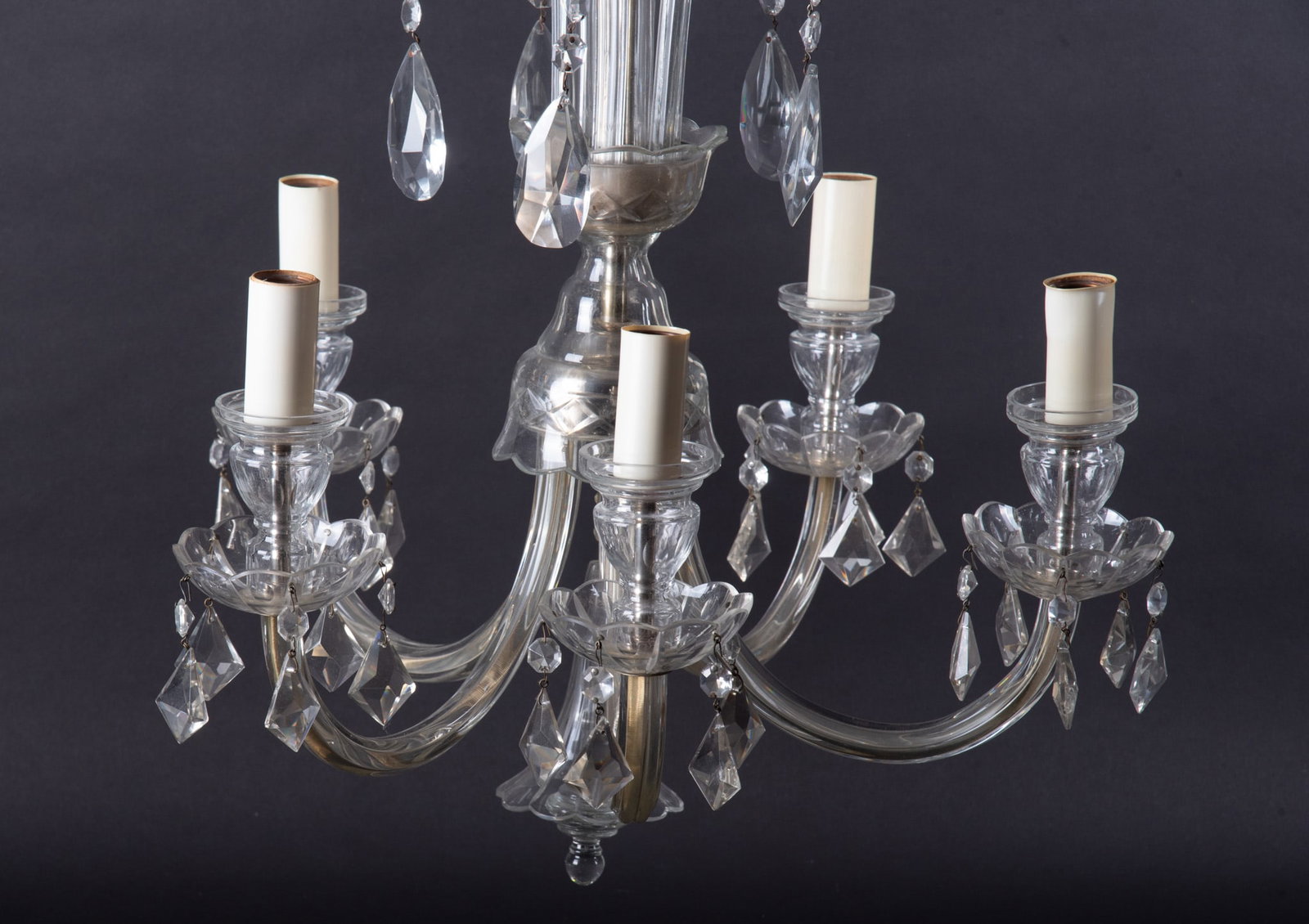 A Crystal Five-Arm Chandelier - 2
