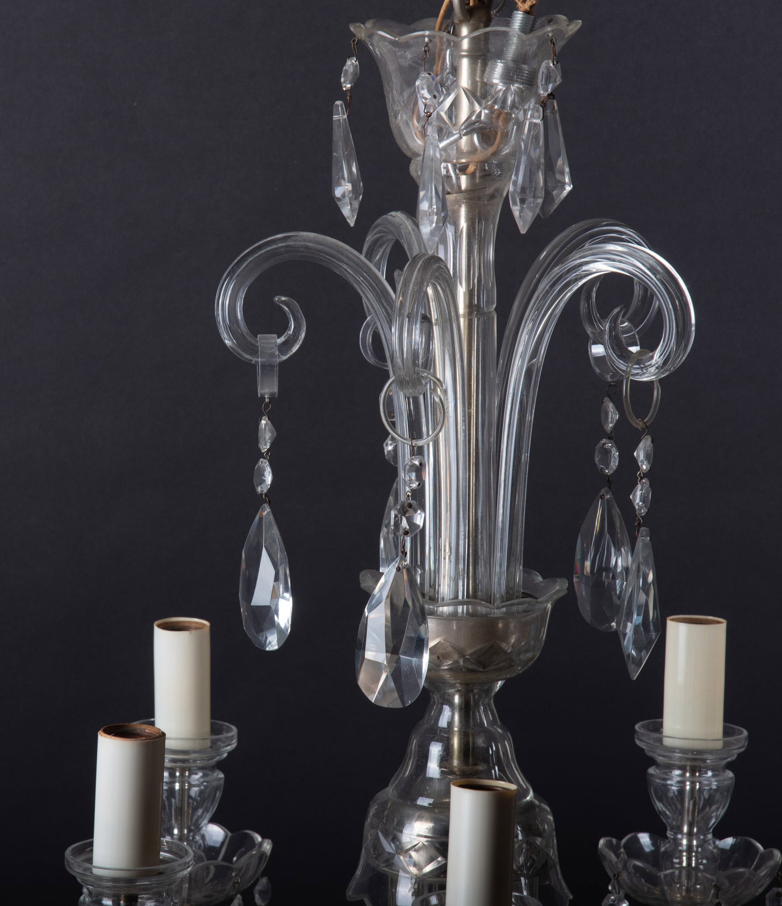 A Crystal Five-Arm Chandelier - 3
