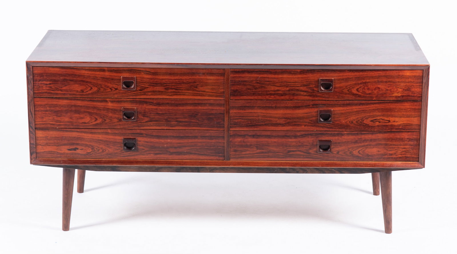 E. Brouer Danish Rosewood Mid Century Low Chest of Drawers (1 of 3)