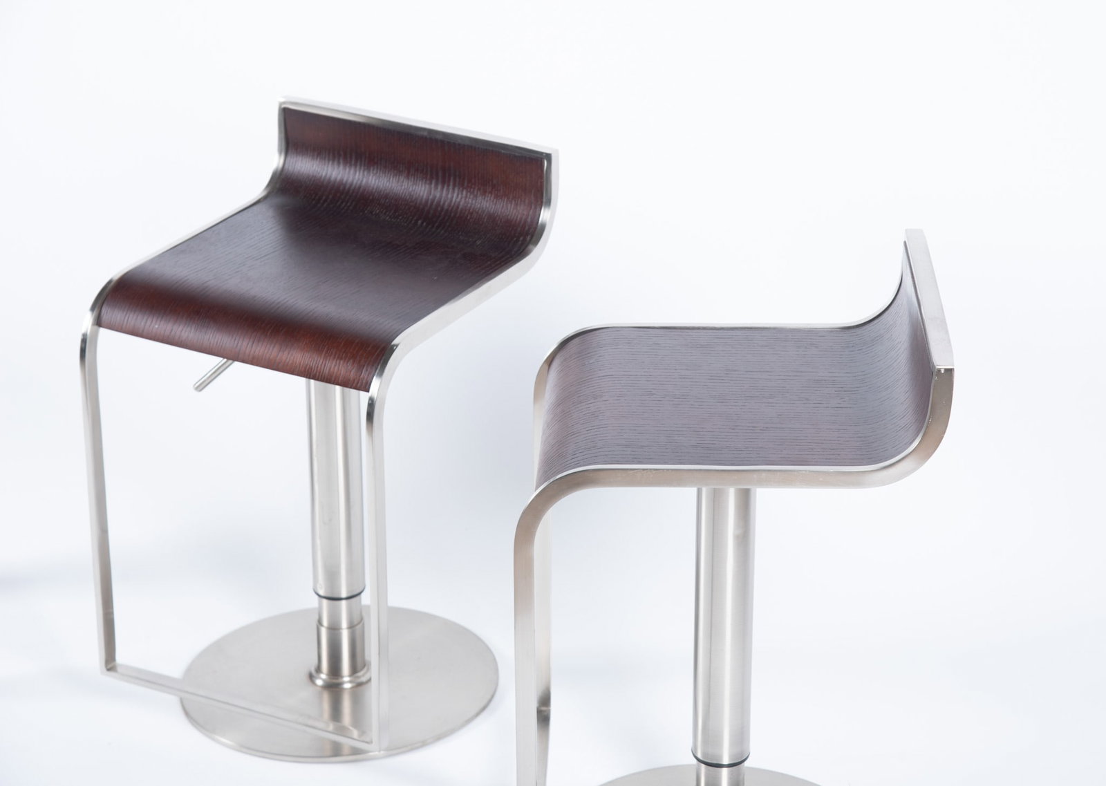 Three MCM Piston Bar Stools - 4