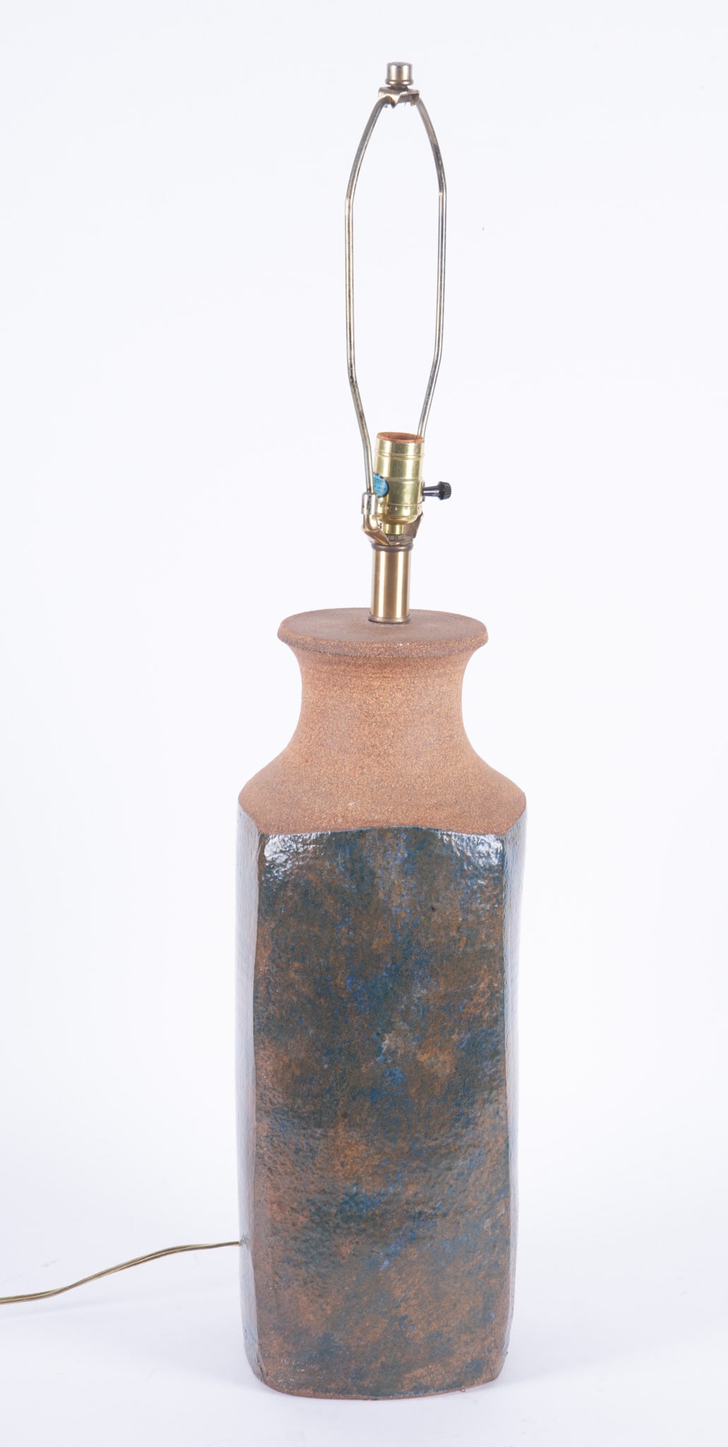 A 1970s Brent Bennett California Design Glazed Stoneware Table Lamp (1 of 3)