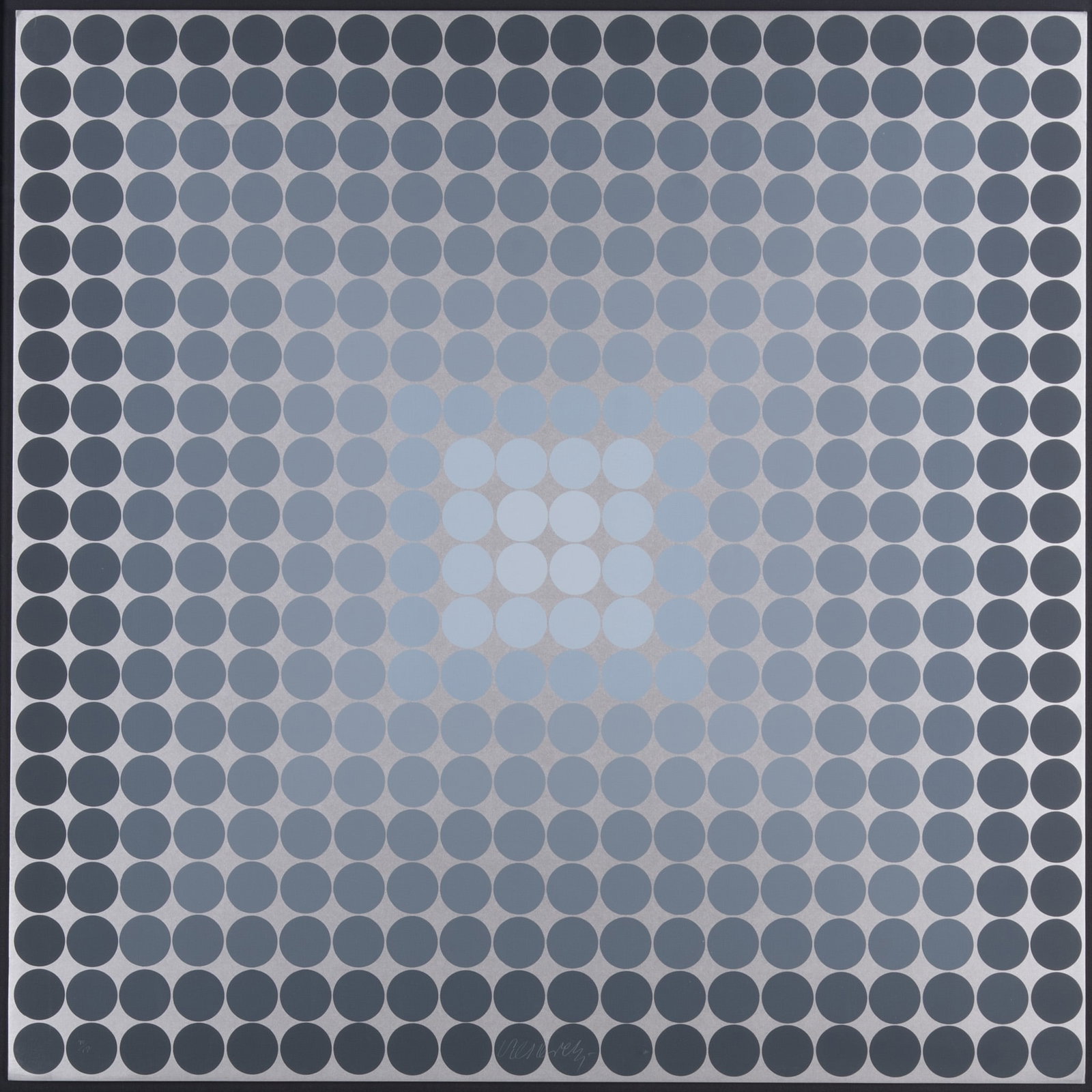 Victor Vasarely, France / Hungary (1906-1997), From CTA 102, 1966, screenprint on Schoellershammer (1 of 4)