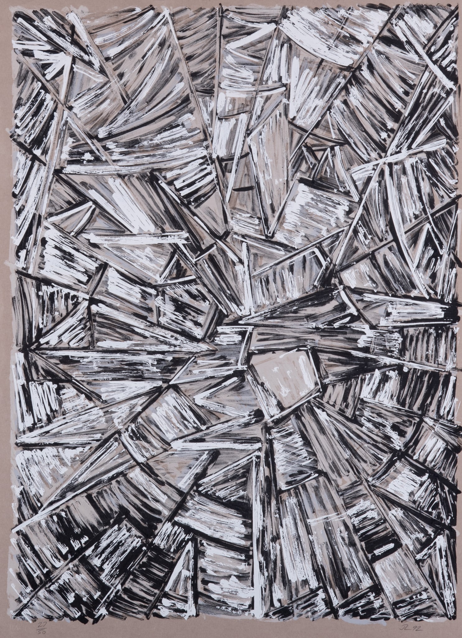 Julian Lethbridge, British/American (b. 1947), Access, 1992, lithograph and screenprint in colors, (1 of 5)