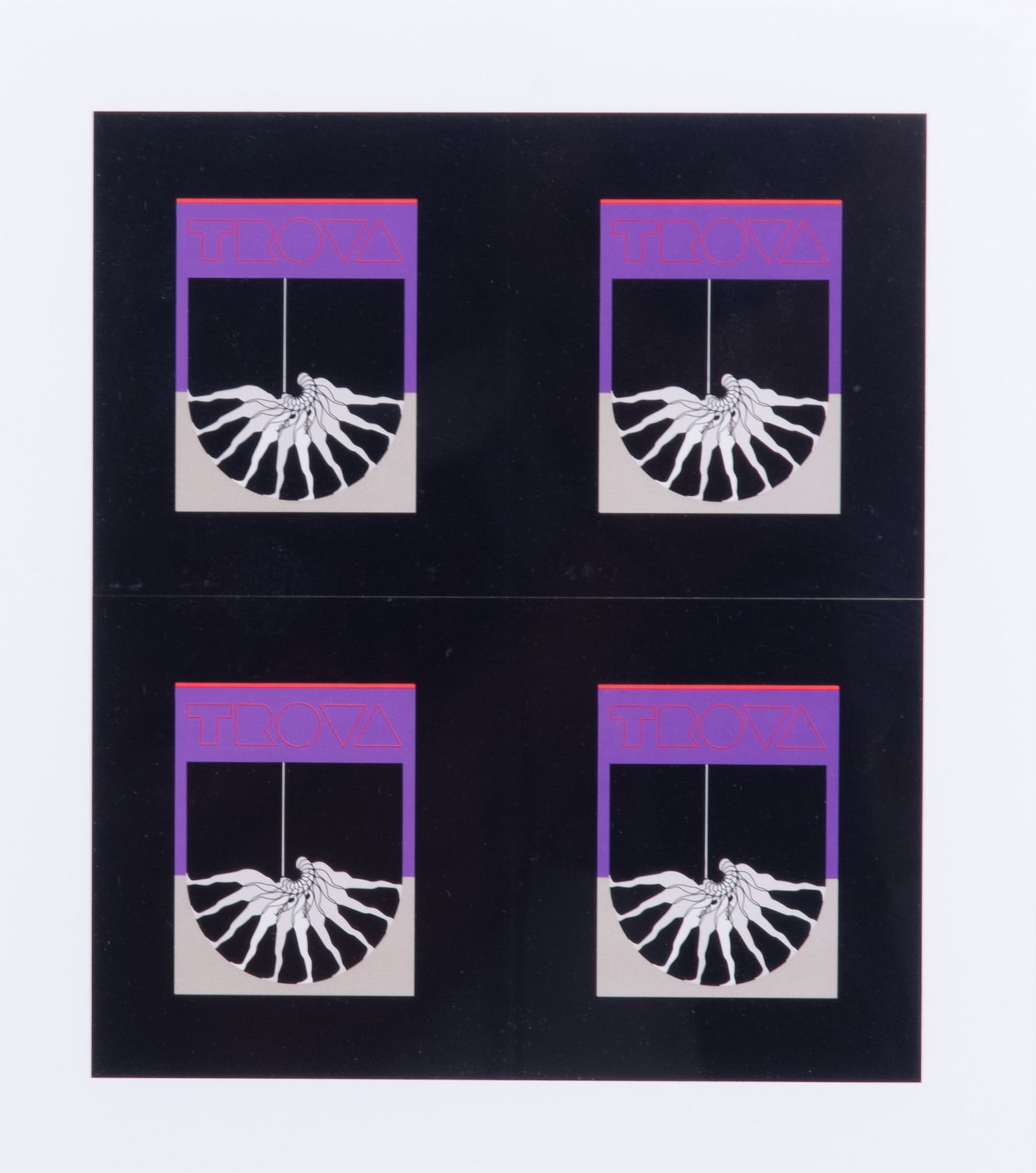 Ernest Tino Trova, Missouri (1927-2009), Trova x Four, silkscreen on paper (1 of 2)